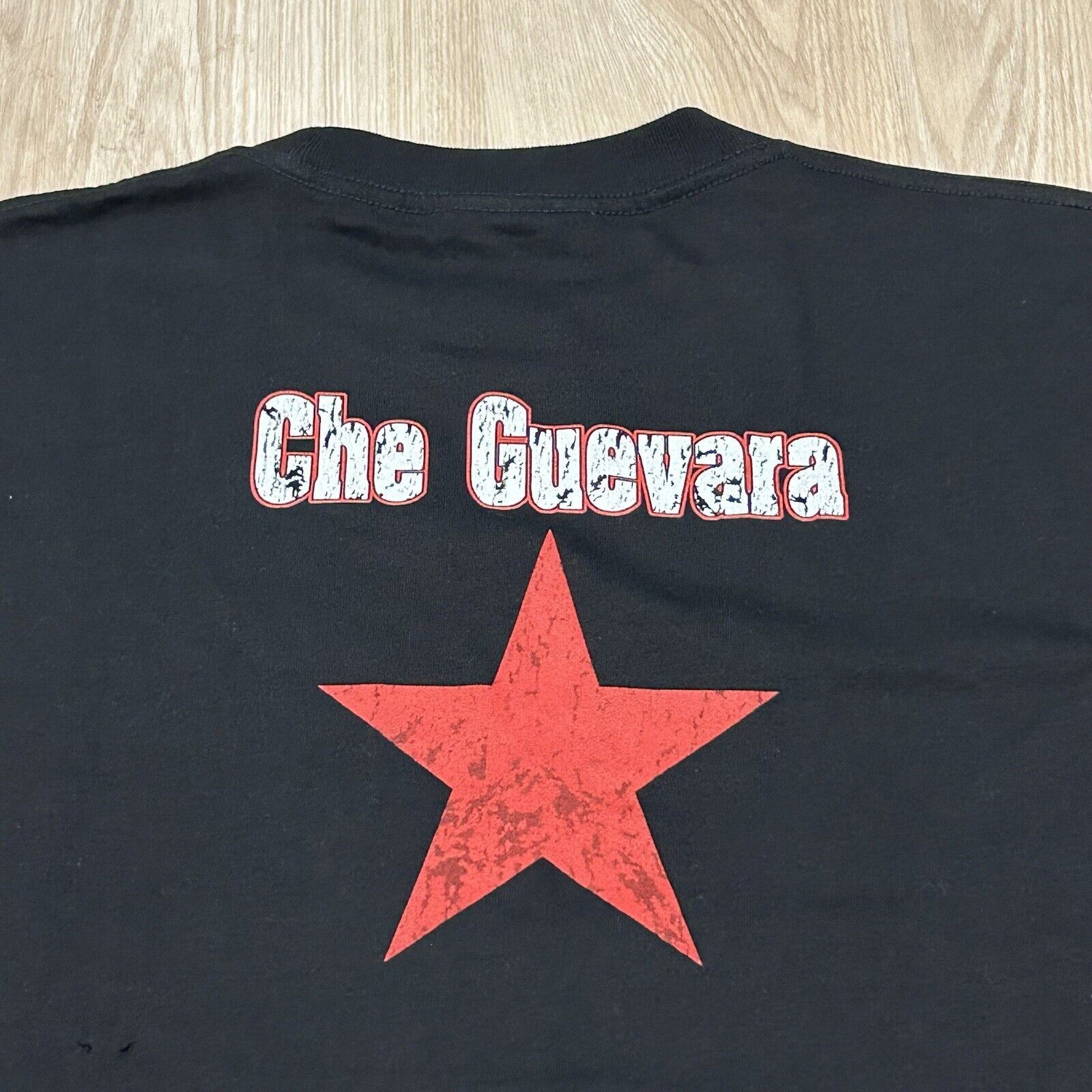 Rap Tees × Vintage Vintage 90s El Che Guevara Portrait Guerilla Black T Shirt Size US M / EU 48-50 / 2 - 5 Thumbnail