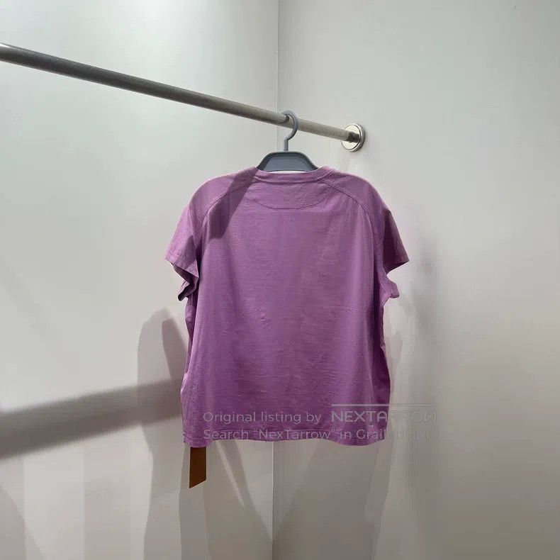 Hermes Hermes Solid Color Embroidered Pocket Short Sleeve T-Shirt Size XS / US 0-2 / IT 36-38 - 2 Thumbnail