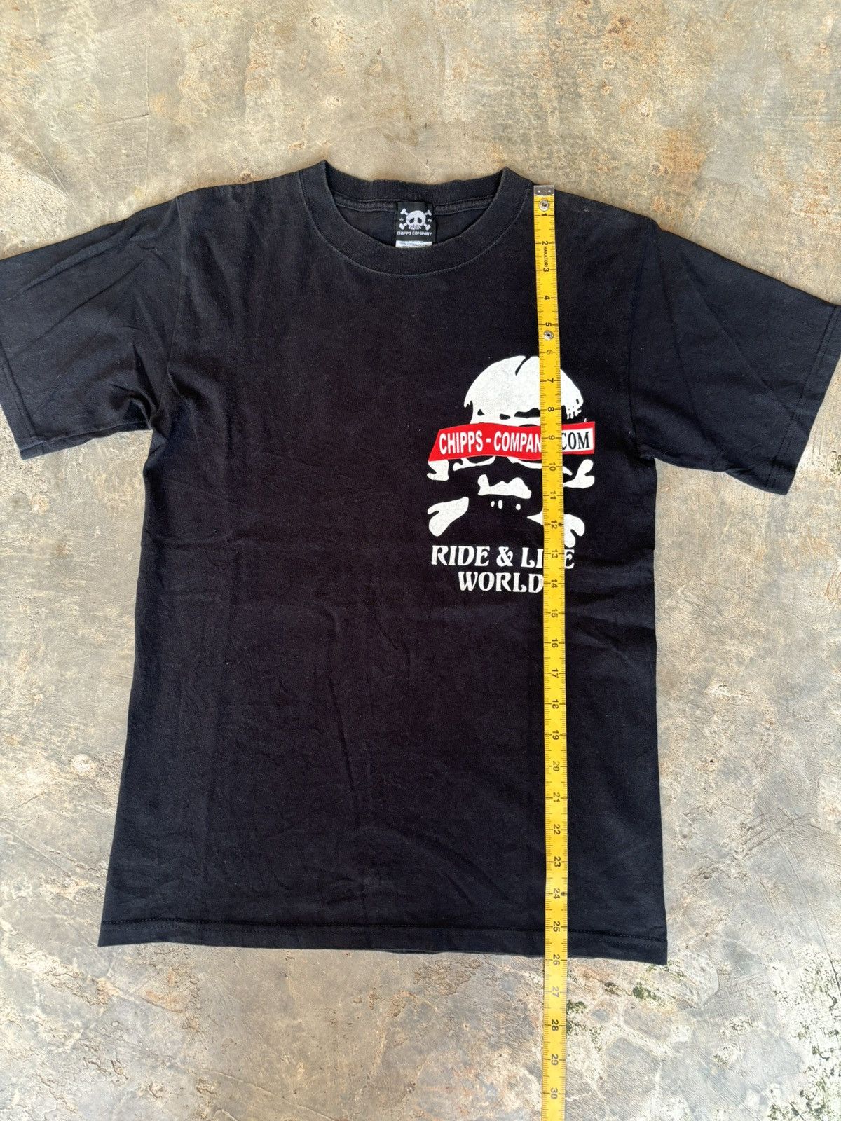 Hysteric Glamour × Japanese Brand Vintage Y2k Ride & Live Word Chips-Company Tshirt Size US S / EU 44-46 / 1 - 8 Thumbnail