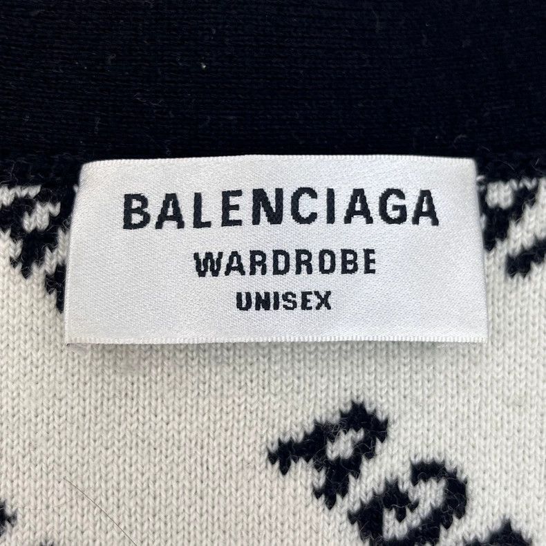 Balenciaga Balenciaga black full print bullet screen cardigan-2506 Size US M / EU 48-50 / 2 - 5 Thumbnail