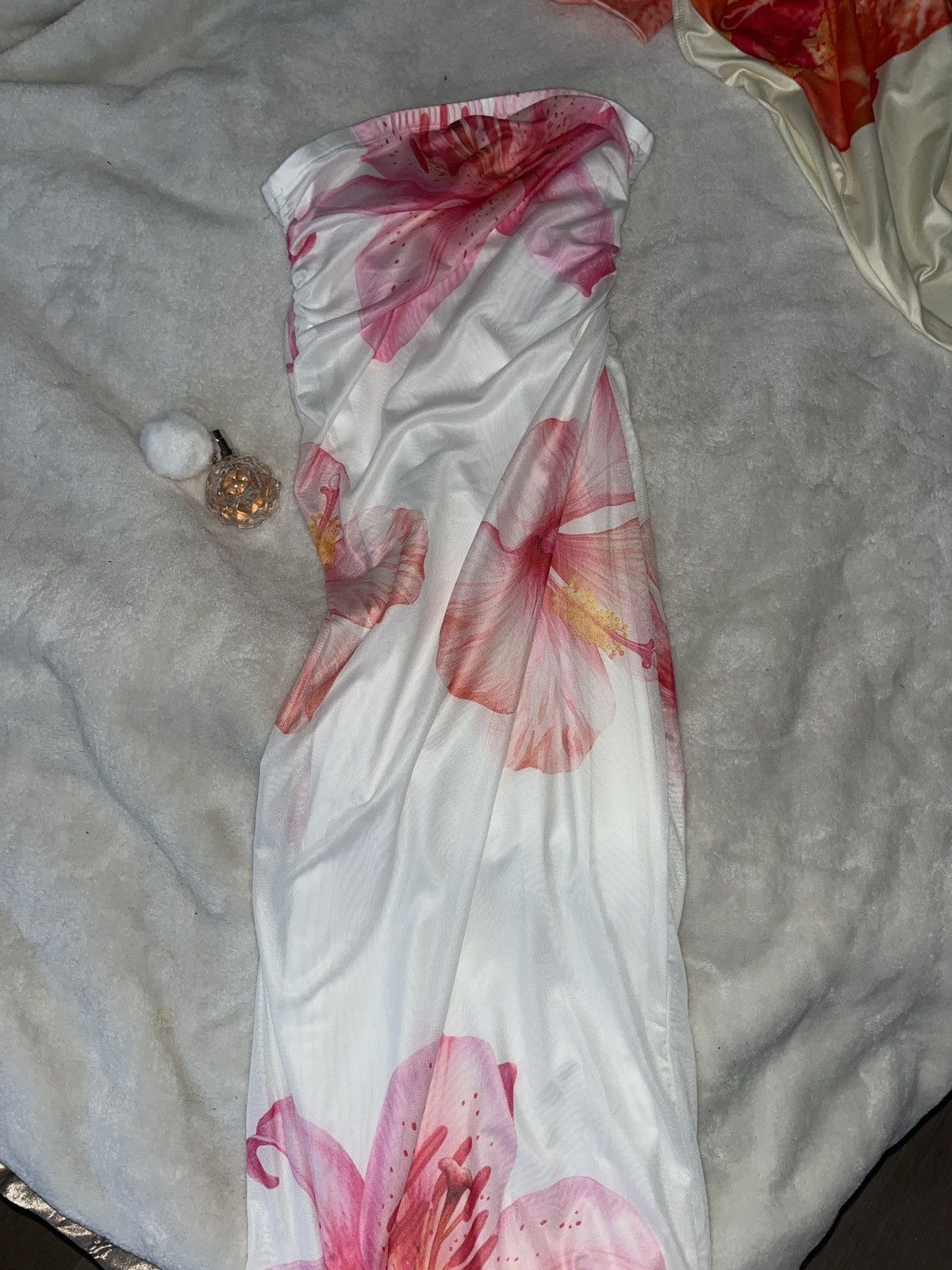 Other Beach Resort Vibe, Floral Print Tube Dress, Bodycon Size S / US 4 / IT 40 - 1 Preview