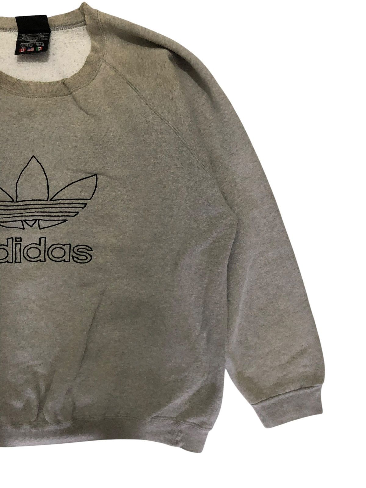 Adidas Vintage Adidas Trefoil Boxy Sweatshirt Size US L / EU 52-54 / 3 - 3 Thumbnail