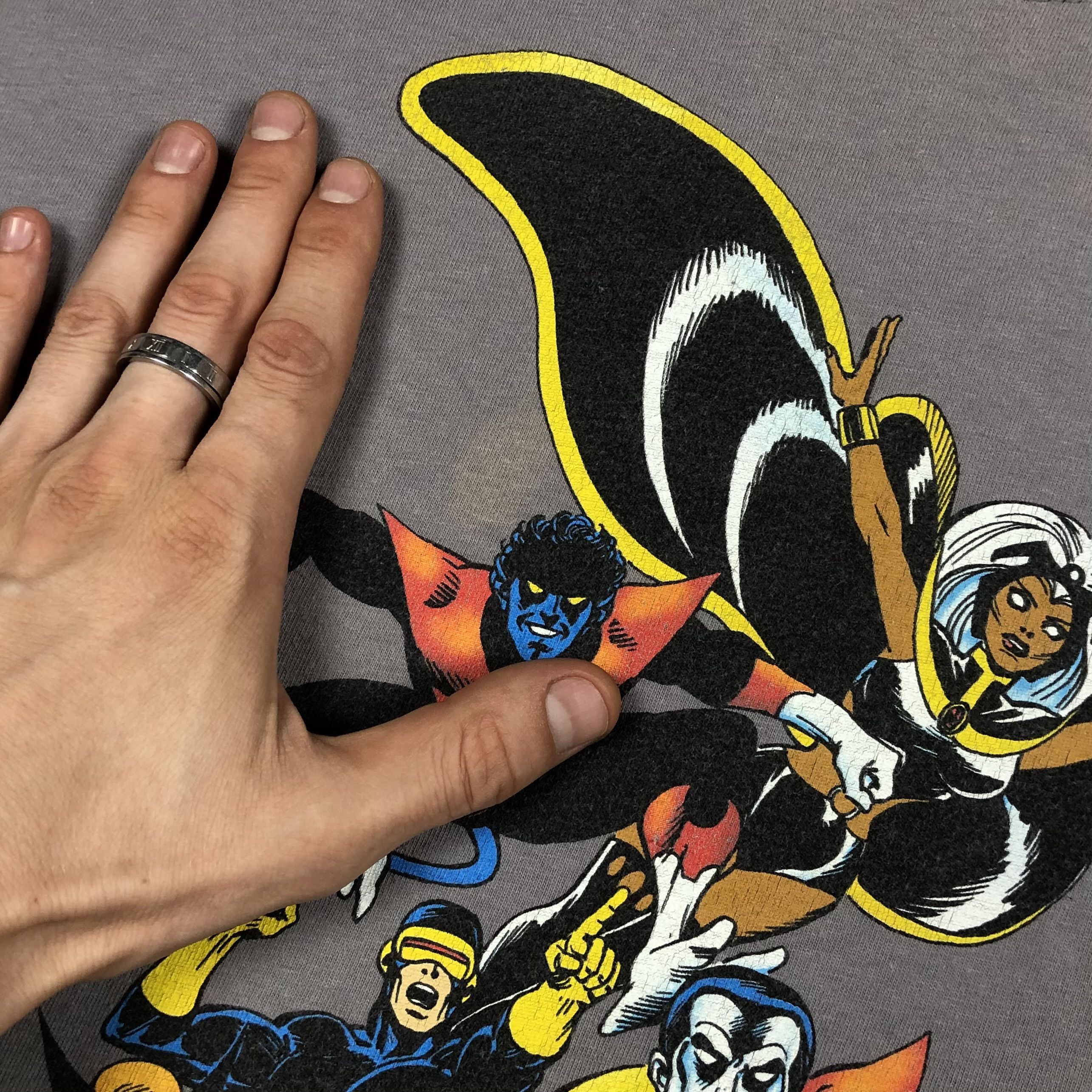 Marvel Comics Y2K Vintage 2003 X-Men Hero’s Marvel Graphitti Rare Tee Size US XL / EU 56 / 4 - 11 Thumbnail