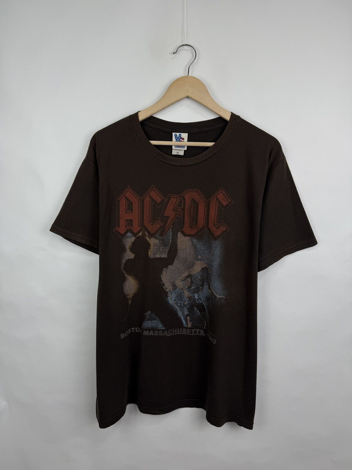 AC/DC 🇺🇸 Vintage 2008 AC/DC Boston Massachusetts 1980 Angus Young Size US XL / EU 56 / 4 - 2 Thumbnail