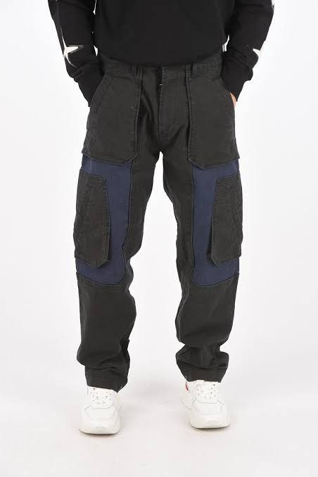 Diesel Diesel D-Eluxerr patchwork cargo pants Size US 32 / EU 48 - 1 Thumbnail