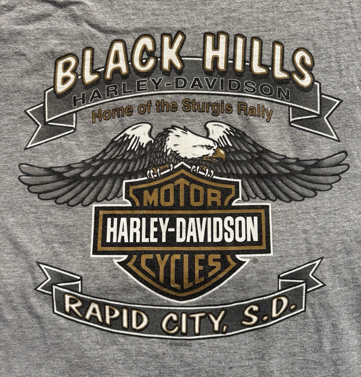 Harley Davidson Vintage Y2K Harley-Davidson Black Hills Rally Sturgis 2002 Size ONE SIZE - 4 Thumbnail