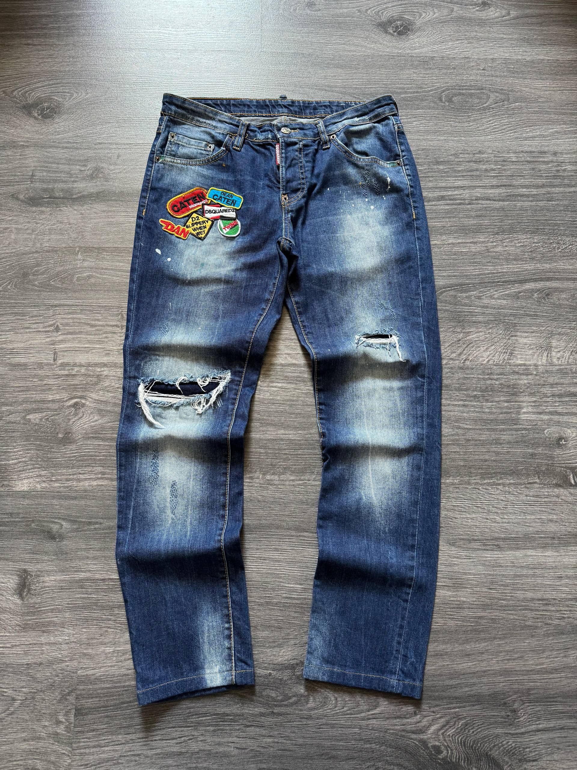 Dsquared2 Dsquared2 Distressed Denim Pants Jeans Streetwear Hype Size US 30 / EU 46 - 1 Thumbnail