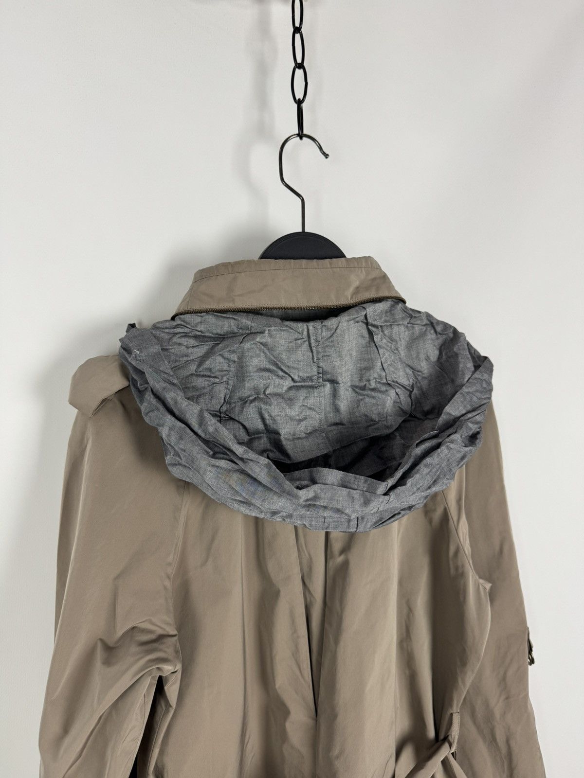 Brunello Cucinelli Rivamonti by Brunello Cucinelli Woman’s Trench Coat Jacket Size XL / US 12-14 / IT 48-50 - 23 Thumbnail