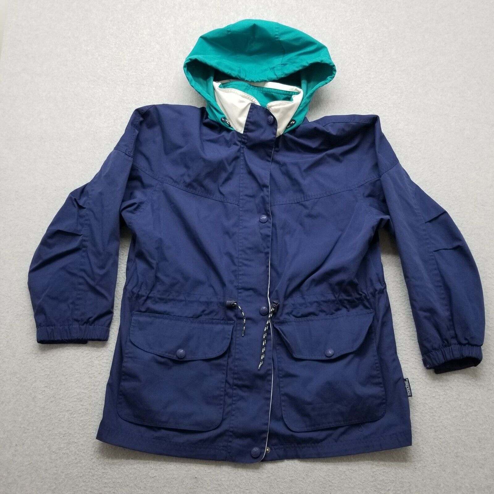 Pacific Trail Pacific Trail Jacket Womens Large Blue Zip Pockets Hooded ...