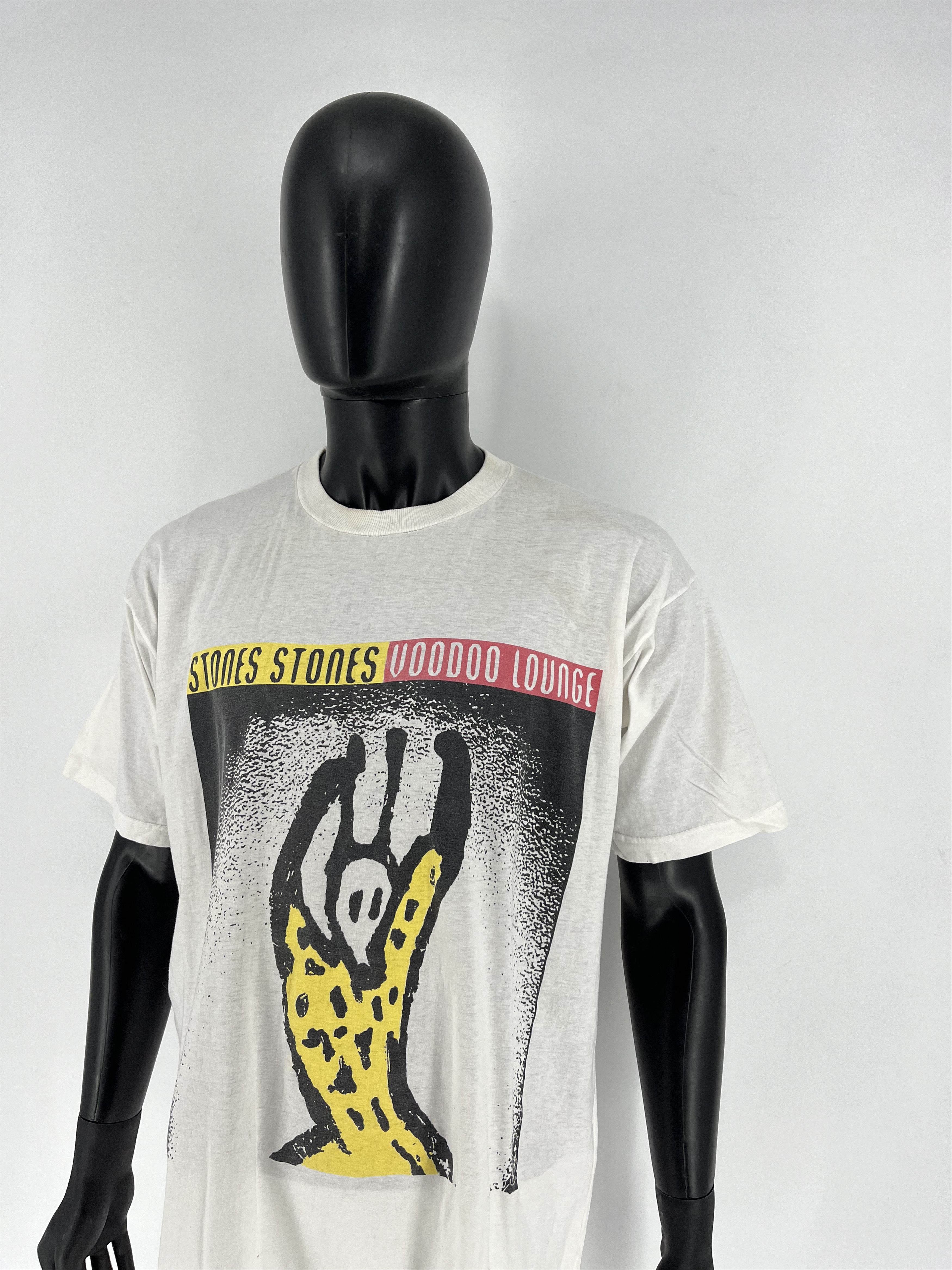 Band Tees × Vintage 1995 vintage Rolling Stones Voodoo Lounge Europe Tour Promo Size US XL / EU 56 / 4 - 4 Thumbnail