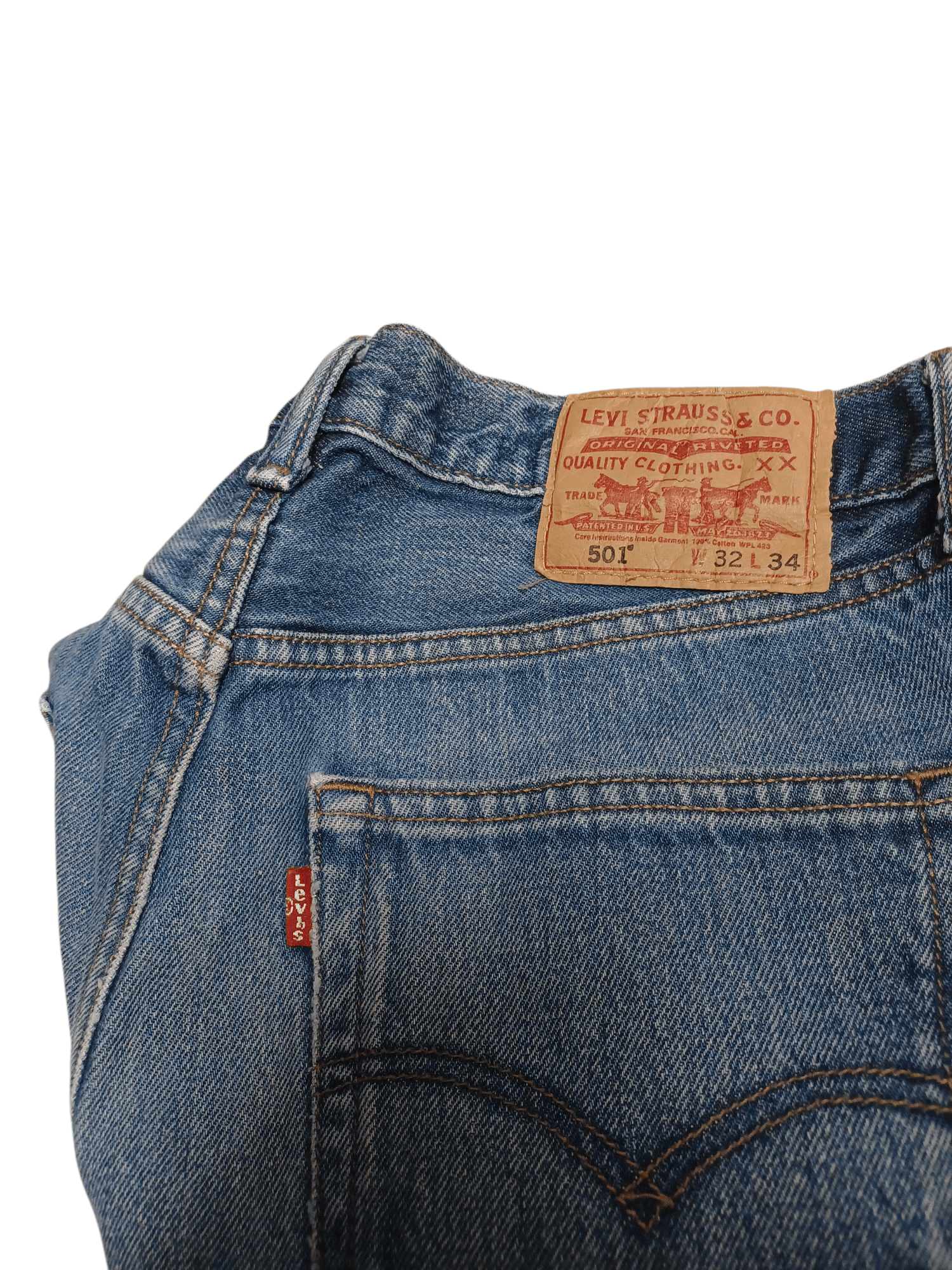 Levi's Vintage Clothing LEVIS 501 VINTAGE MADE IN DOMINICANA W32 L34 JEANS DENIM Size US 32 / EU 48 - 4 Thumbnail