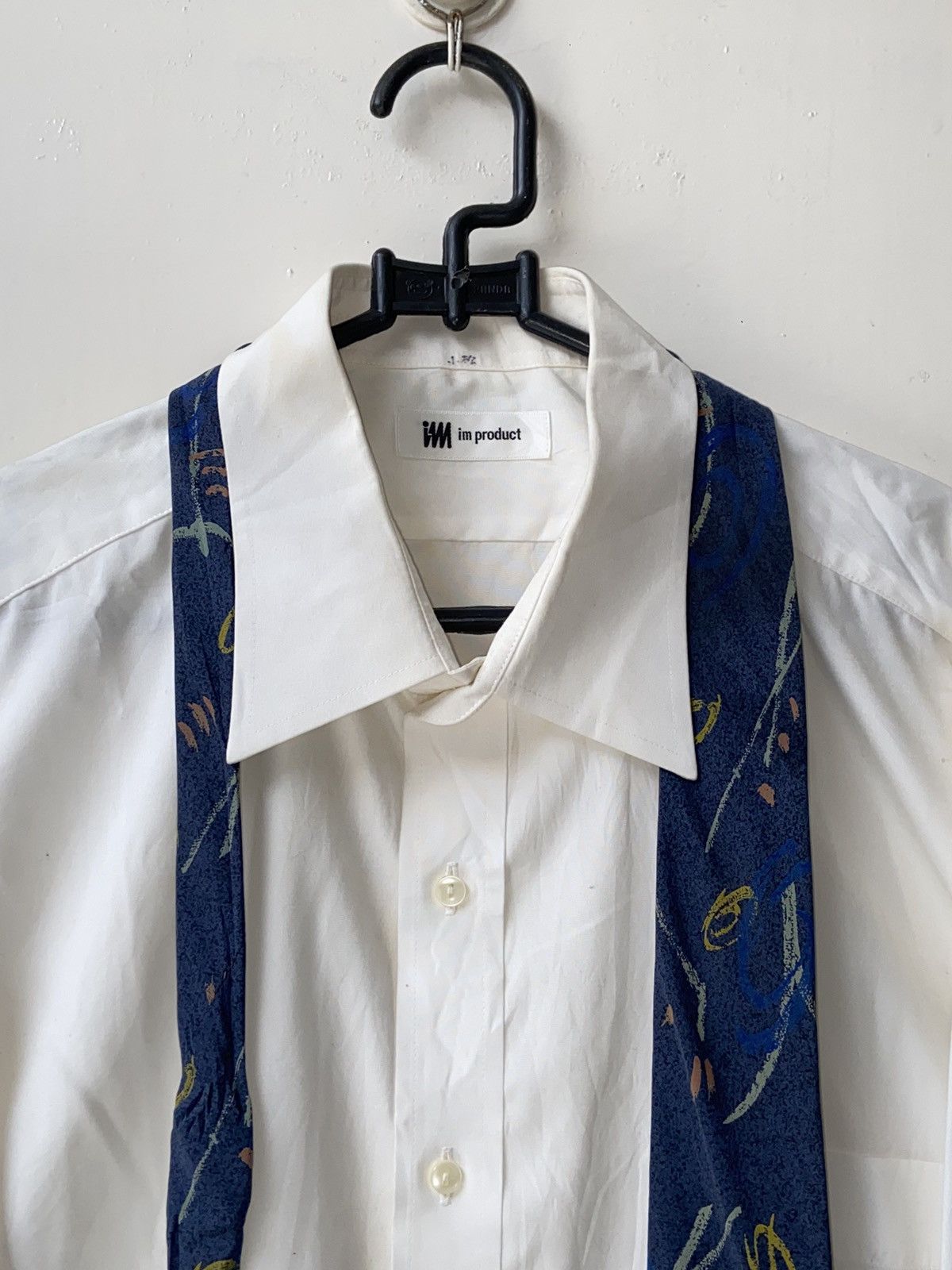 Issey Miyake Issey Miyake IM Product White 3/4 Sleeve Shirt Tie Size US L / EU 52-54 / 3 - 4 Thumbnail