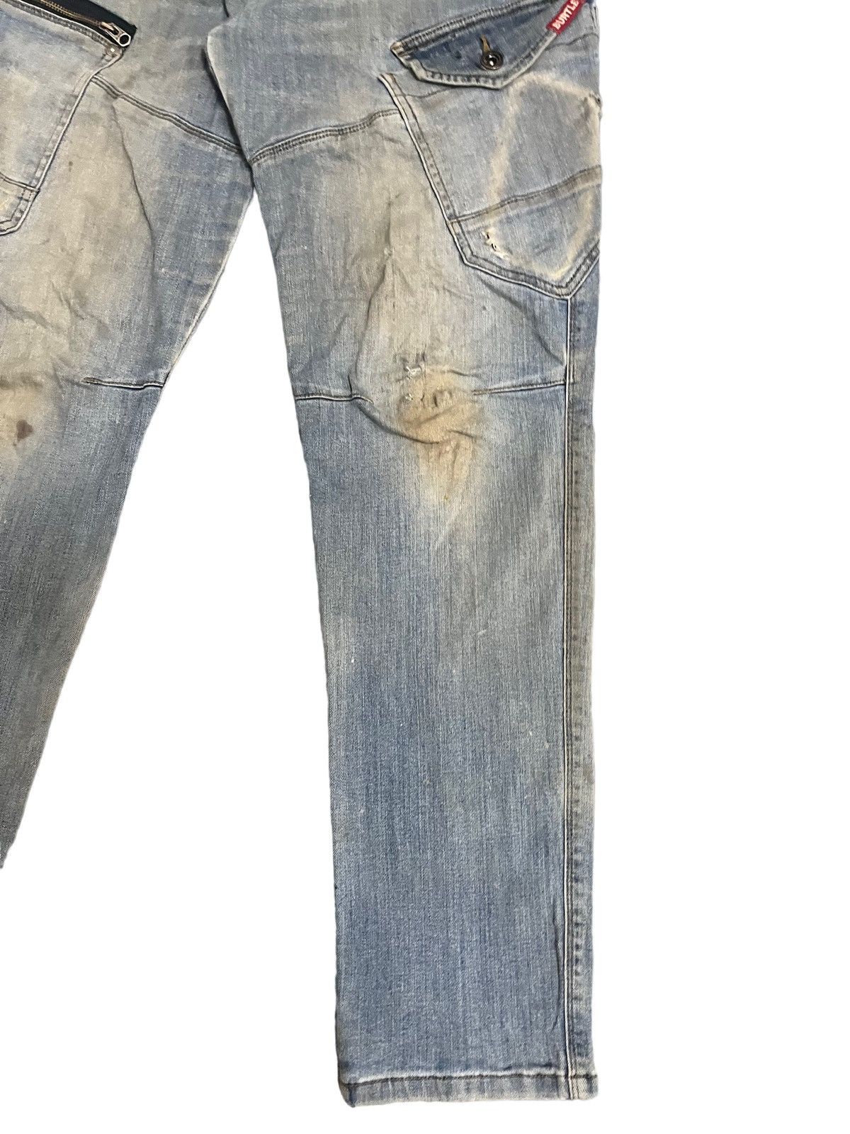 Japanese Brand Burtle Workwear Multipocket Style Jeans Size US 34 / EU 50 - 4 Thumbnail