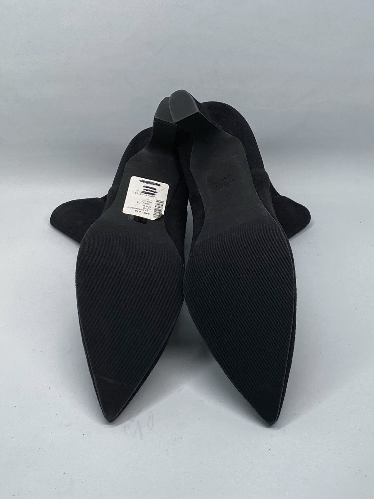 Stuart Weitzman Stuart Weitzman Lauri Point-Toe Suede Booties size 7.5 Size US 7.5 / IT 37.5 - 12 Thumbnail