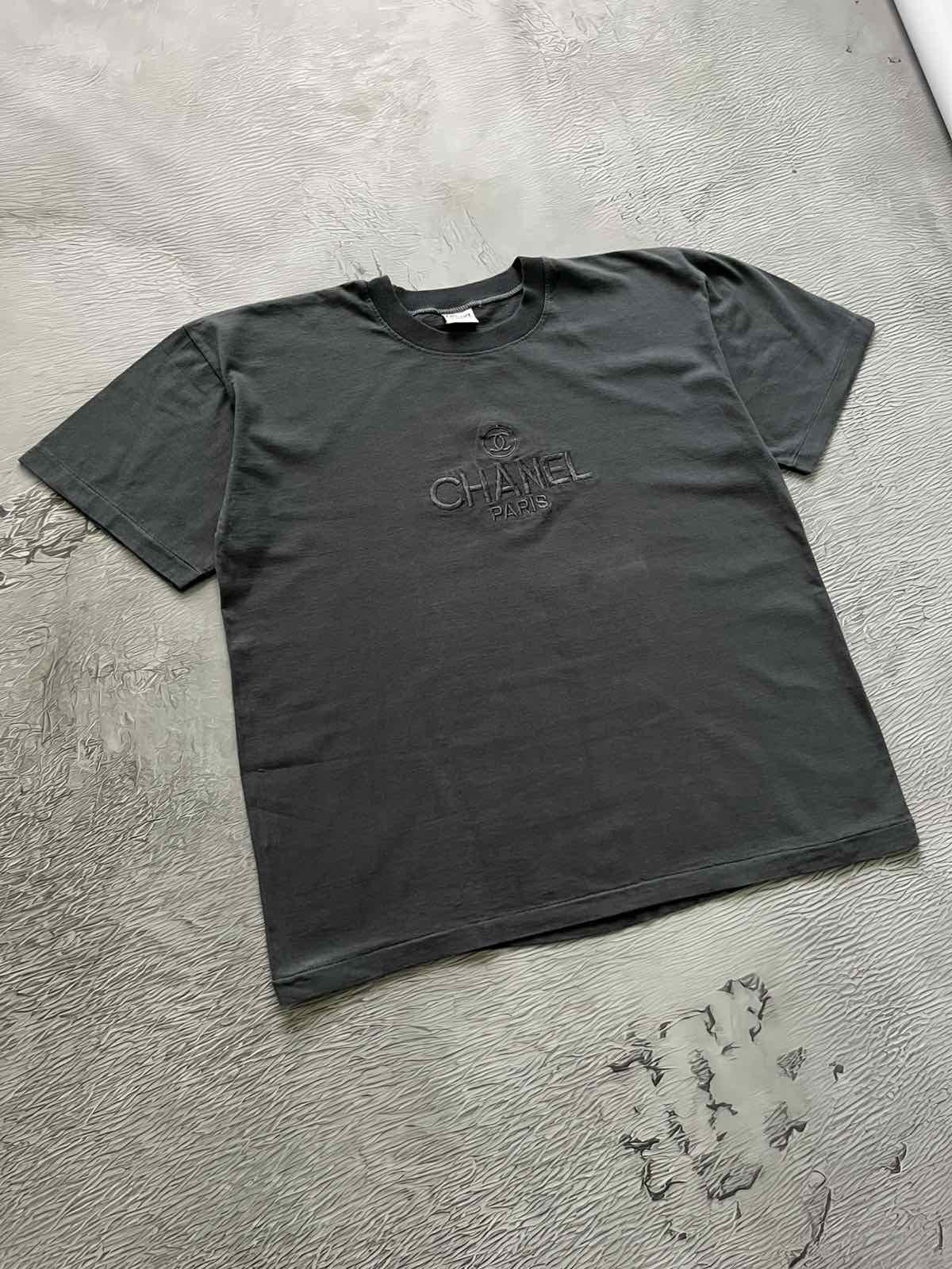 Other Vintage Luxury Paris Boutique Tee Gray Cotton Size US M / EU 48-50 / 2 - 2 Thumbnail