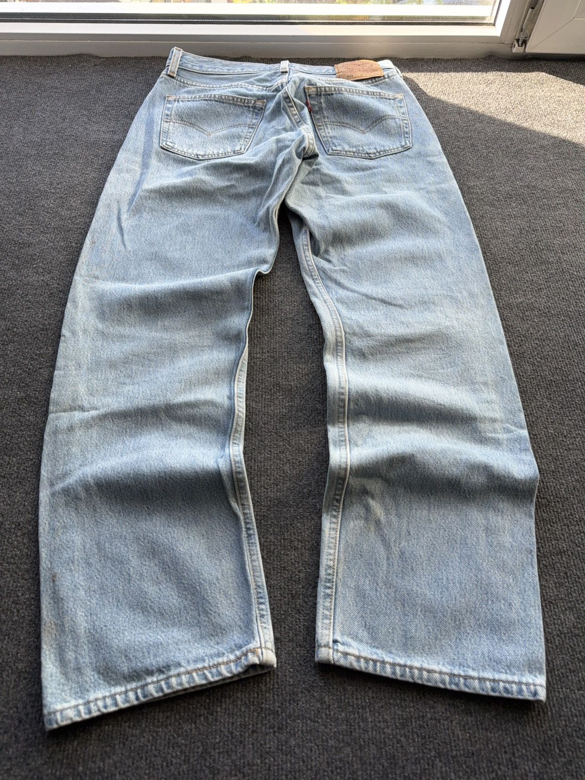 Levi's Vintage Clothing Vintage 90s Levi’s 501 Distressed Western USA Straight Jeans Size US 32 / EU 48 - 11 Thumbnail