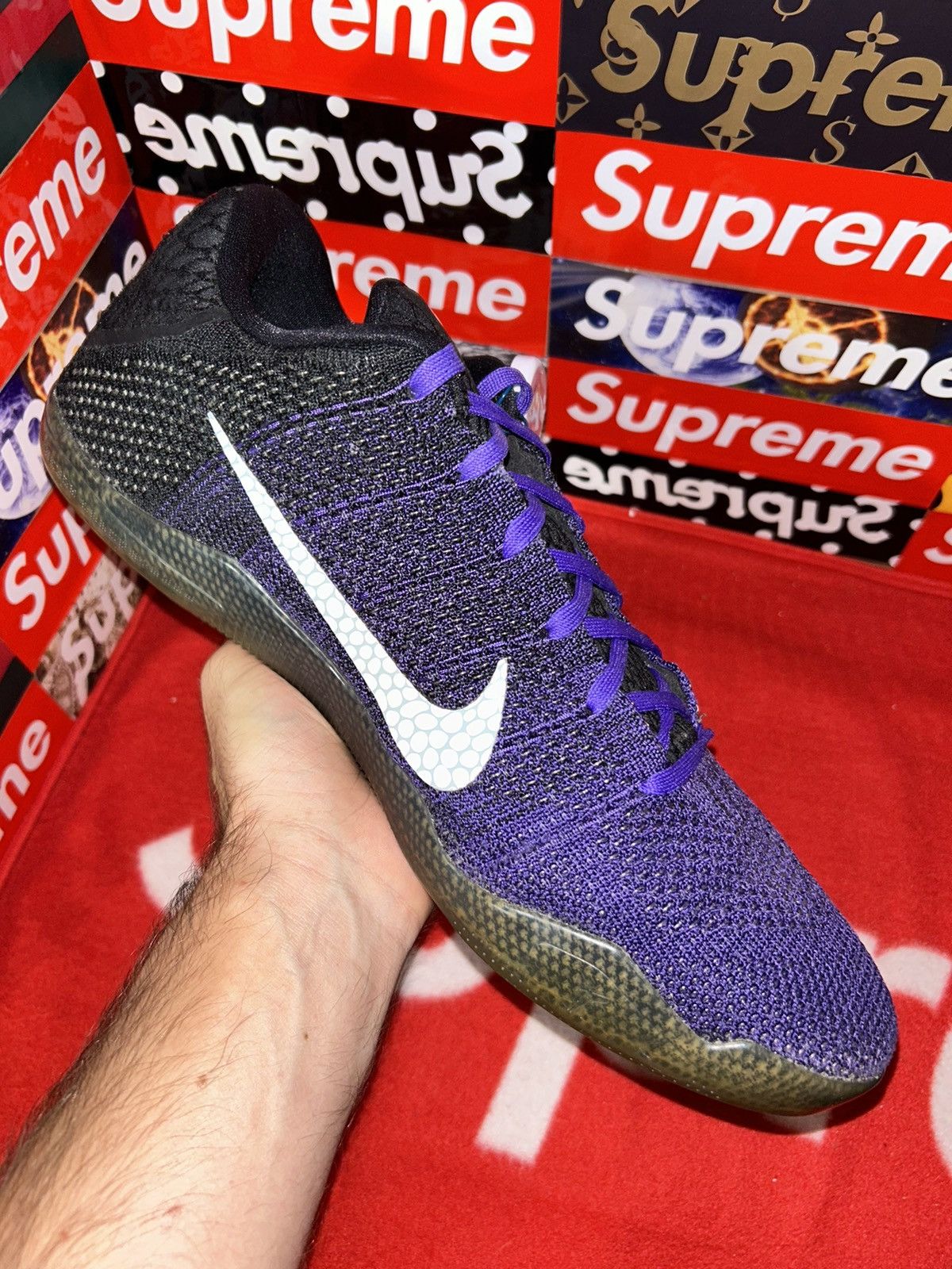 Nike Nike Kobe 11 Elite Low Eulogy Hyper Grape 822675-510 size 13 Size US 13 / EU 46 - 8 Thumbnail