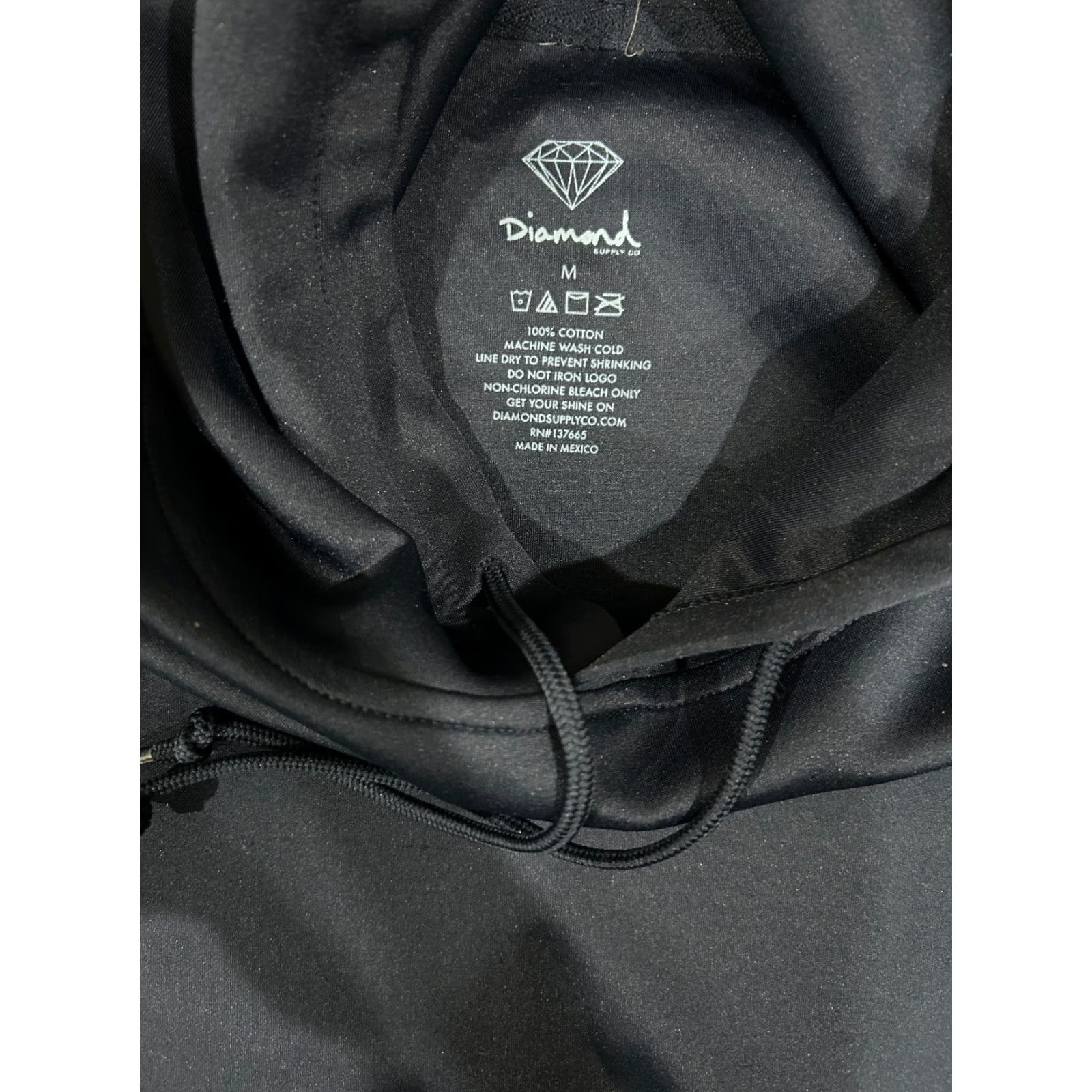 Vintage Diamond Hoodie Mens M Blue Pullover Zip Kangaroo Pocket Streetwear Skate Size US M / EU 48-50 / 2 - 4 Thumbnail