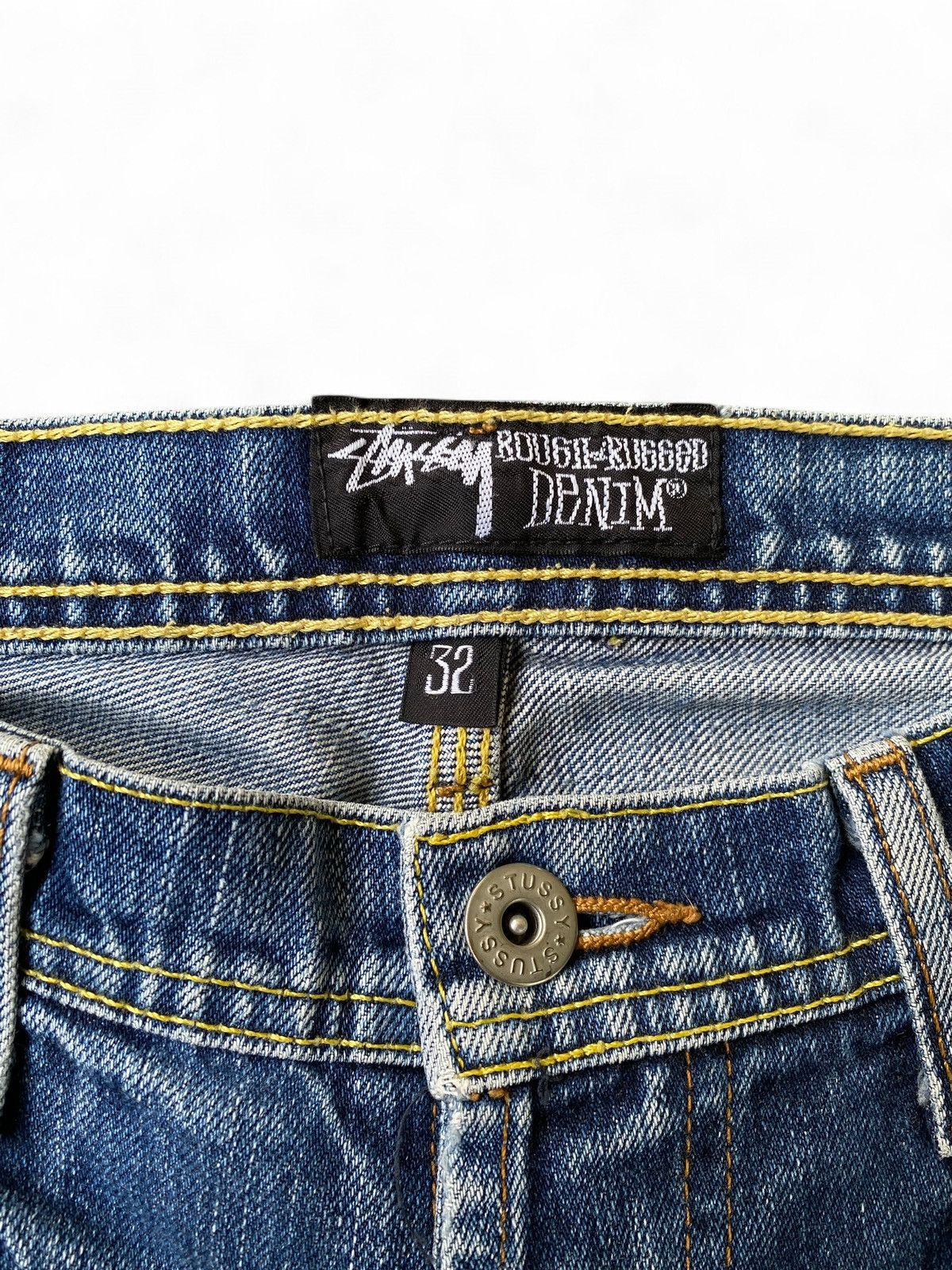 Stussy Vintage stussy Distressed Rough and rugged workgear Jeans Size US 32 / EU 48 - 11 Thumbnail