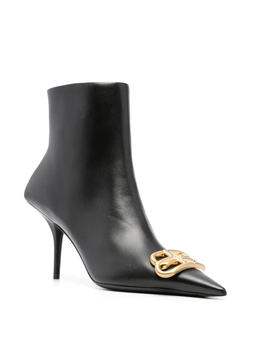Balenciaga o1mt1gz0325 Square Knife BB 80mm Booties in Black Size US 7.5 / IT 37.5 - 2 Thumbnail