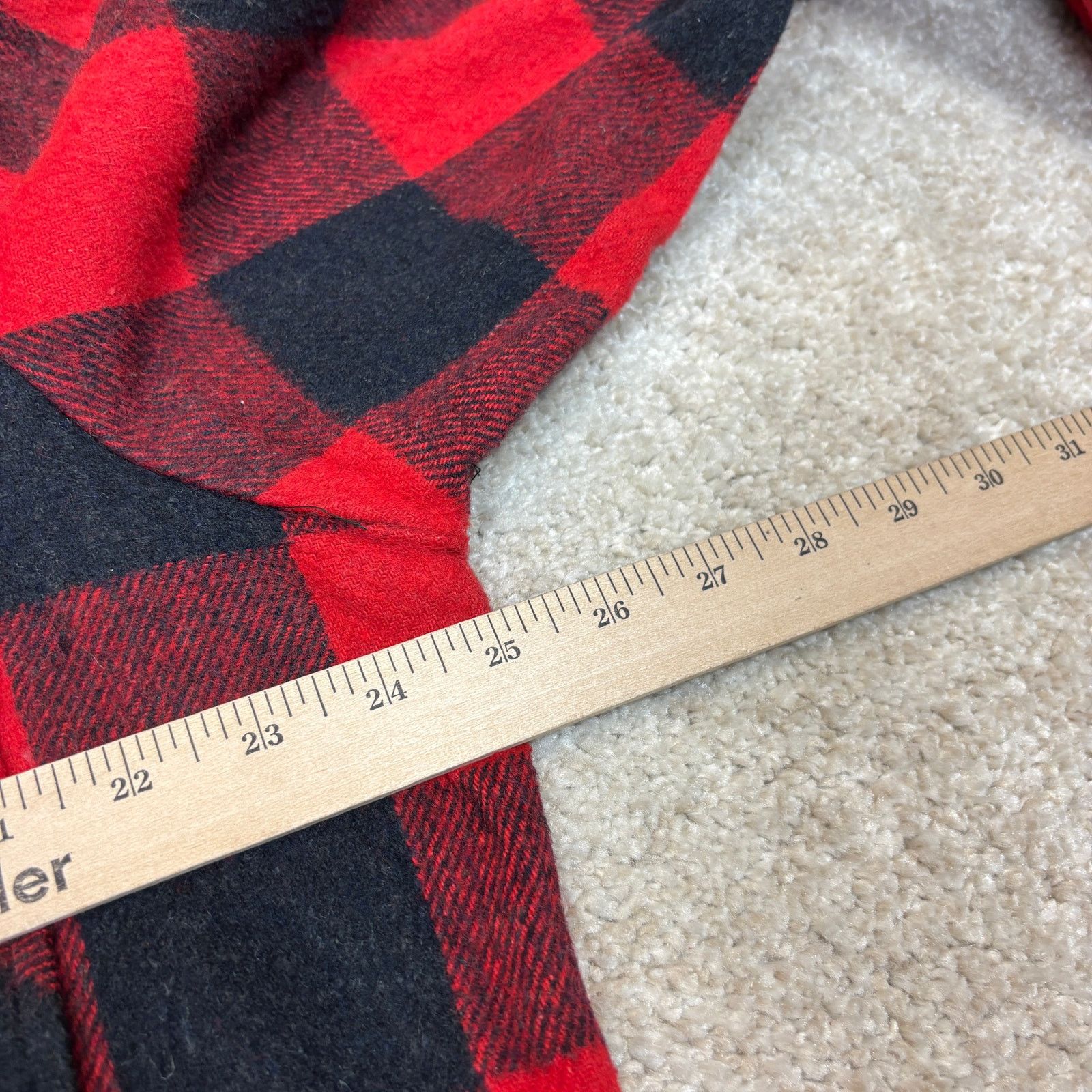 CPO Vintage 70s 80s CPO Wool Linen Shirt Shacket Large Buffalo Size US L / EU 52-54 / 3 - 6 Thumbnail
