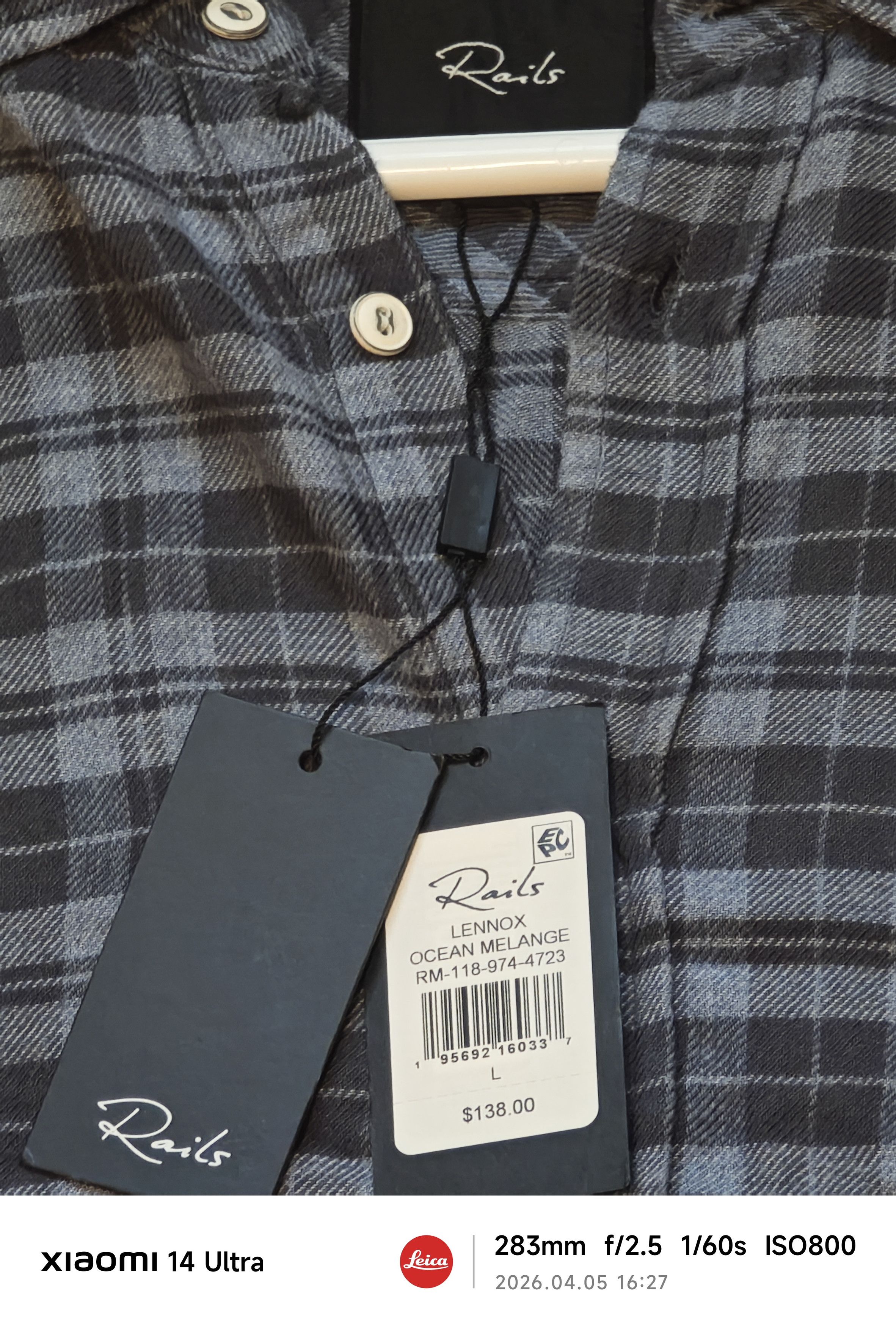 Rails NEW Rails Button up Size US L / EU 52-54 / 3 - 2 Thumbnail