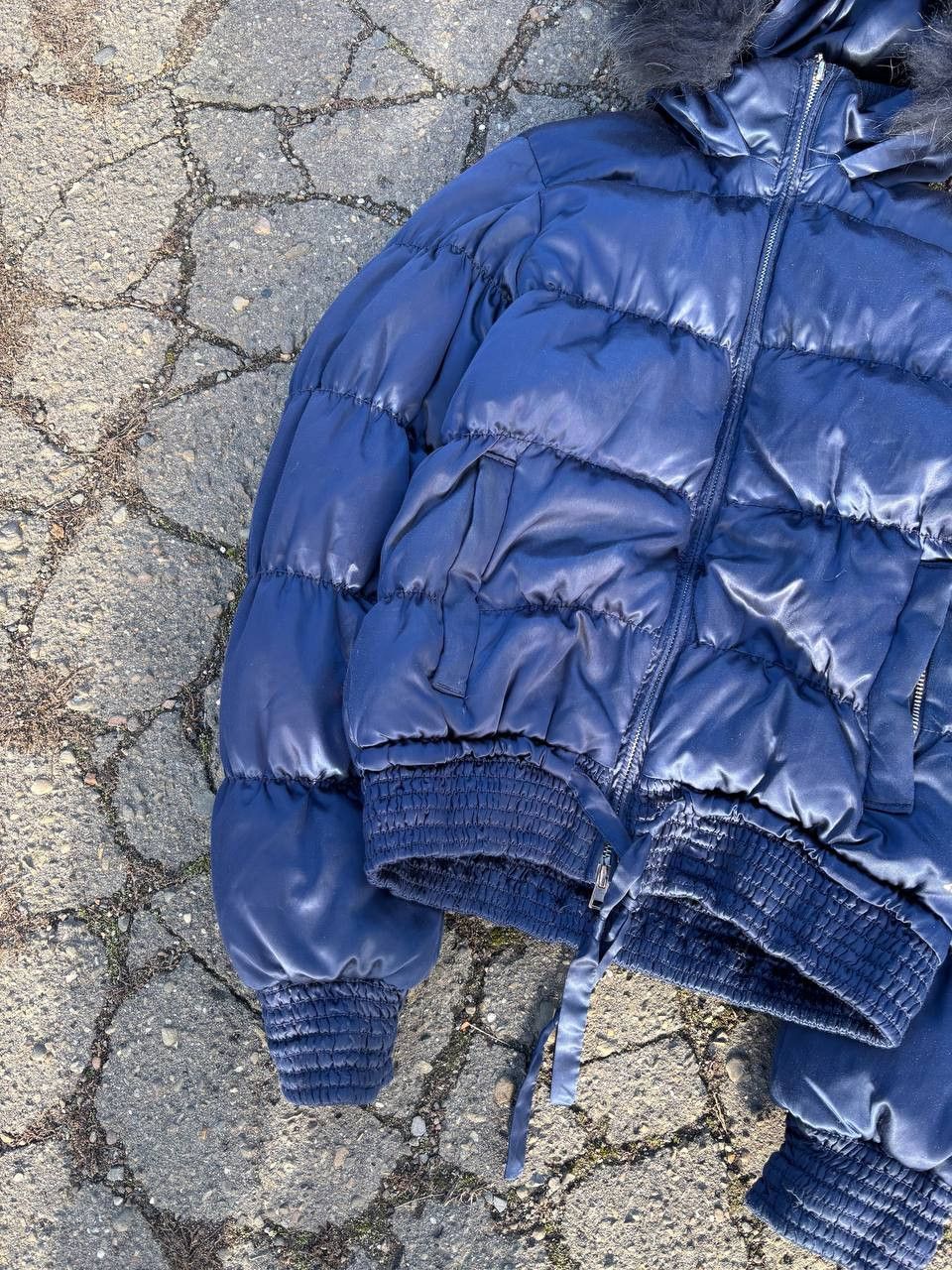 Japanese Brand Y2k Fur Fuzzy If Six Was Nine LGB Style distressed Jacket Size S / US 4 / IT 40 - 3 Thumbnail