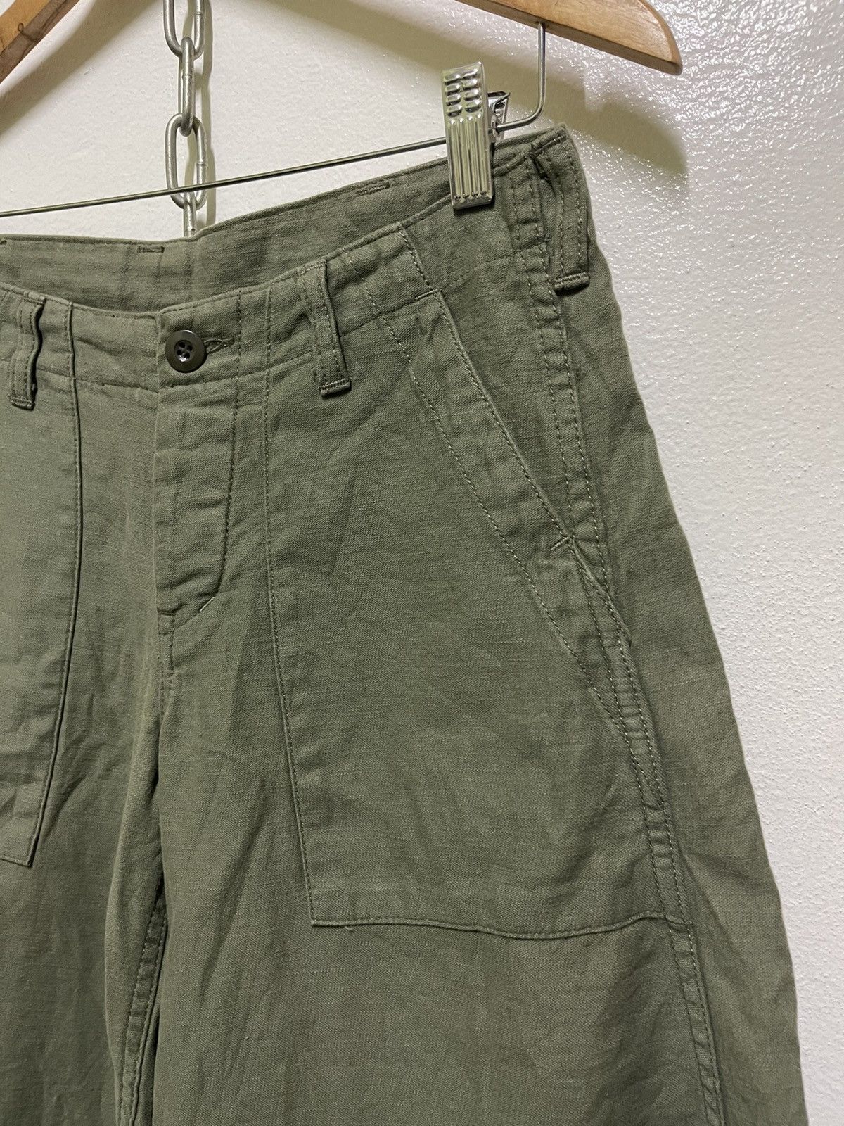 Beams Plus Beams Army Short Wide Leg Pants Size 28" / US 6 / IT 42 - 5 Thumbnail