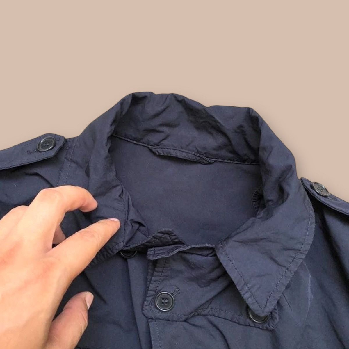 Aspesi ASPESI Navy Blue Mini Filed Jacket Size US S / EU 44-46 / 1 - 8 Thumbnail