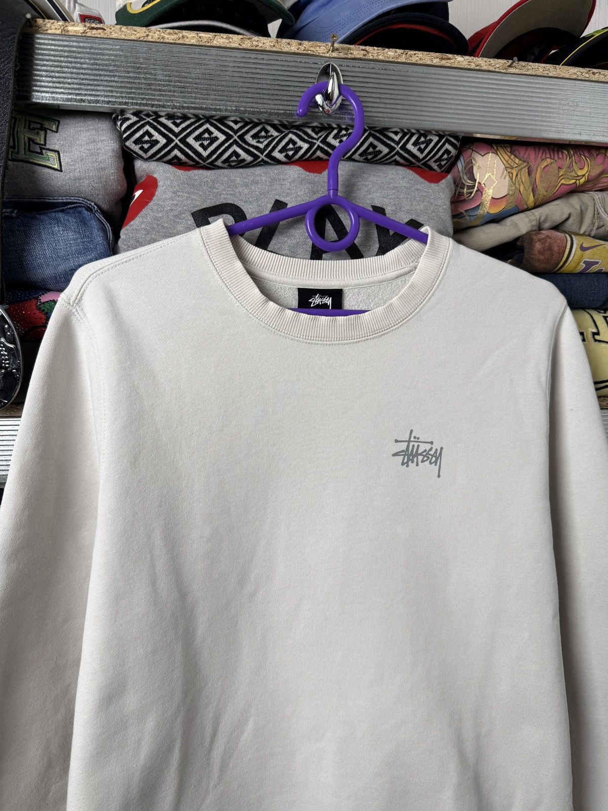 Stussy Vintage Y2K Stussy Big Logo Sweatshirt oversized mens Size US M / EU 48-50 / 2 - 3 Thumbnail
