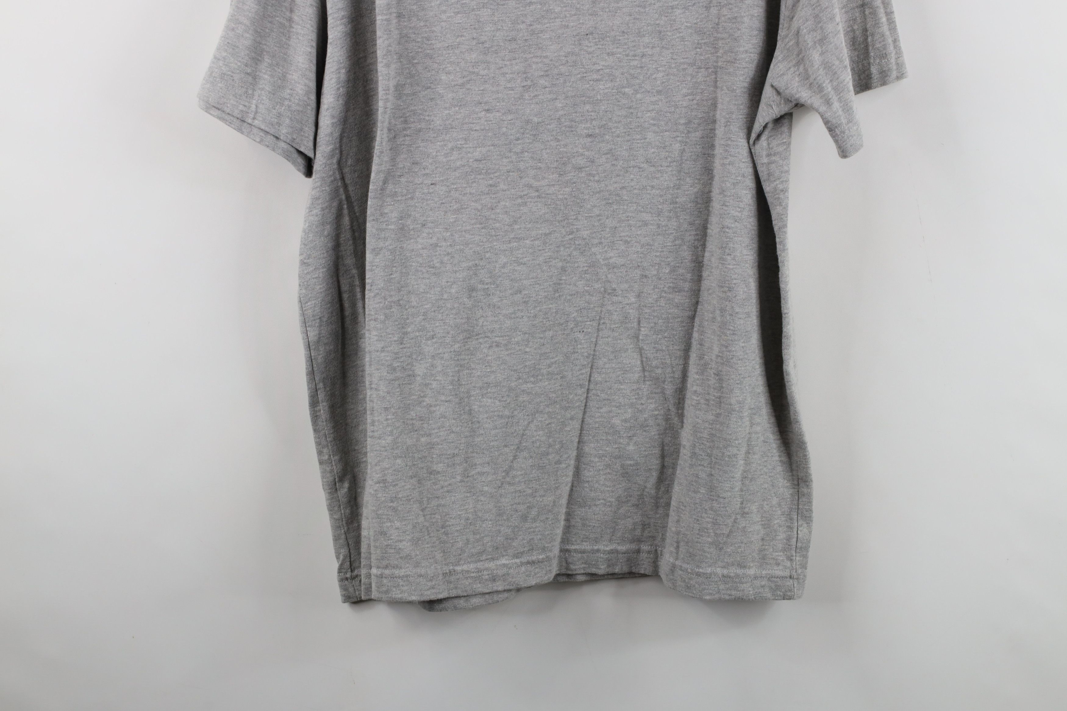 Vintage New Hudsons Bay Co Team Canada Jersey Knit T-Shirt Gray Size US L / EU 52-54 / 3 - 12 Thumbnail