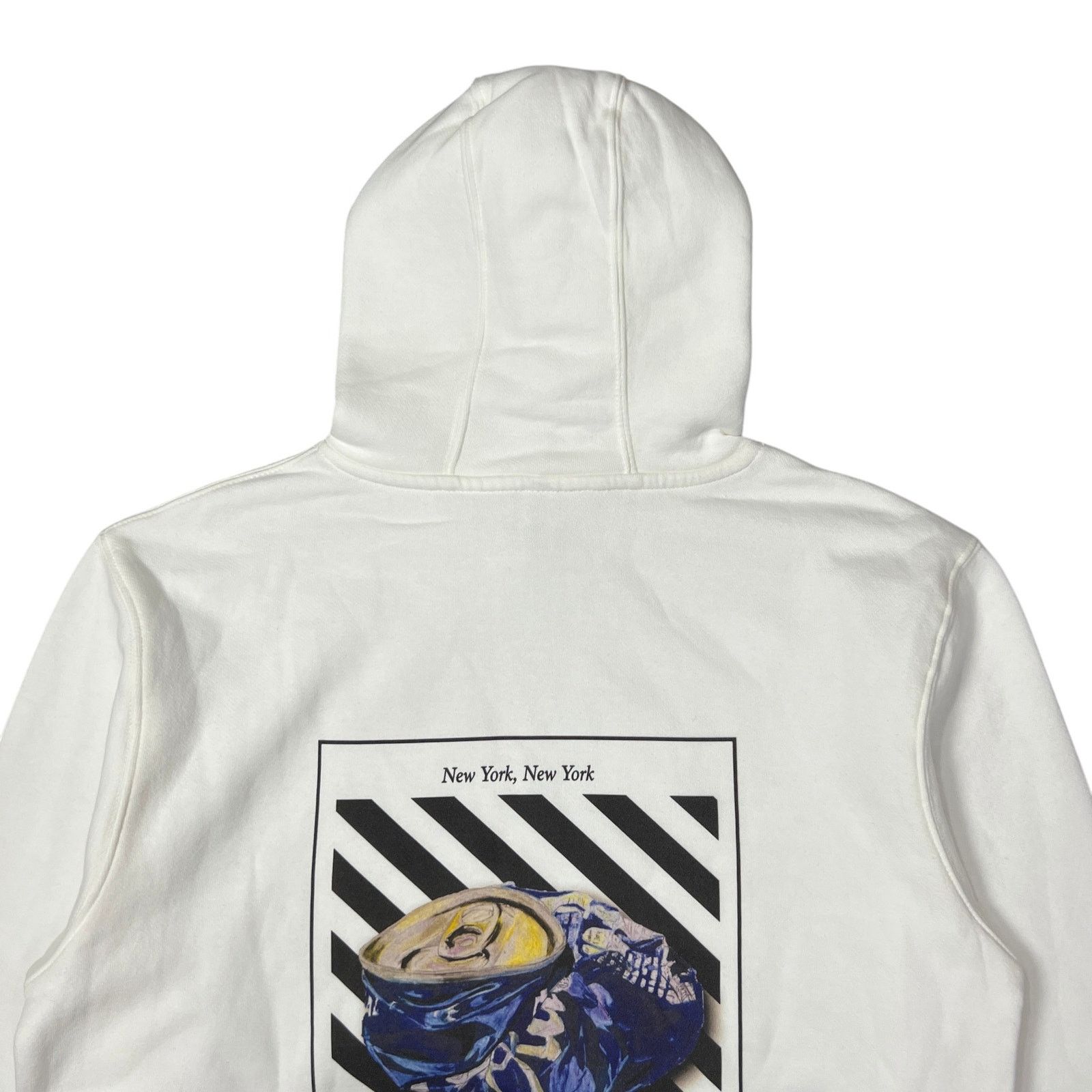 Kith Kith Art Series Crushed Can NYC Graphic Hoodie White Size M Size US M / EU 48-50 / 2 - 7 Thumbnail