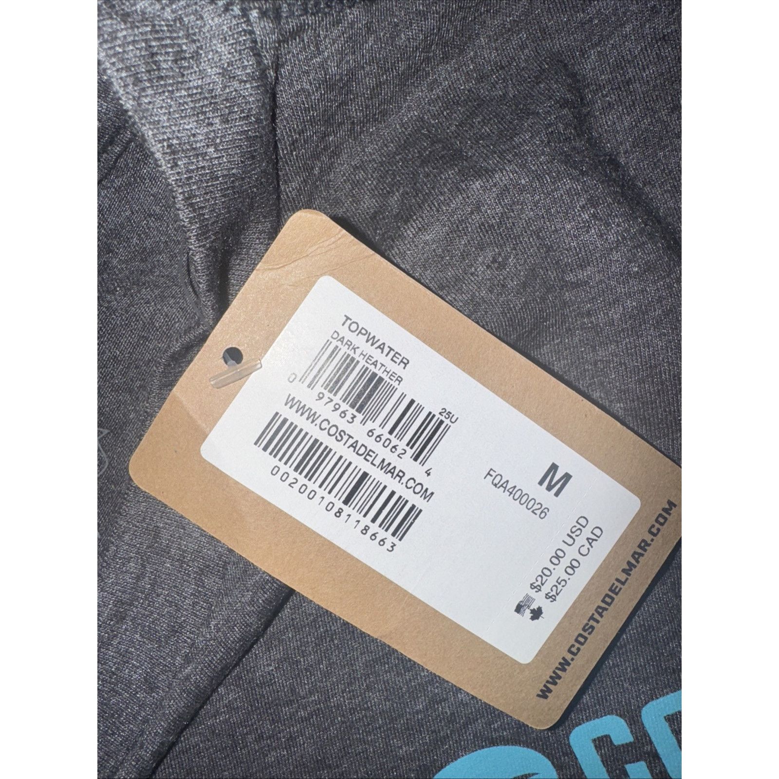 Costa Del Mar × Oakley Costa T-Shirt Gray Medium 19x27 BNWT Size US M / EU 48-50 / 2 - 4 Thumbnail
