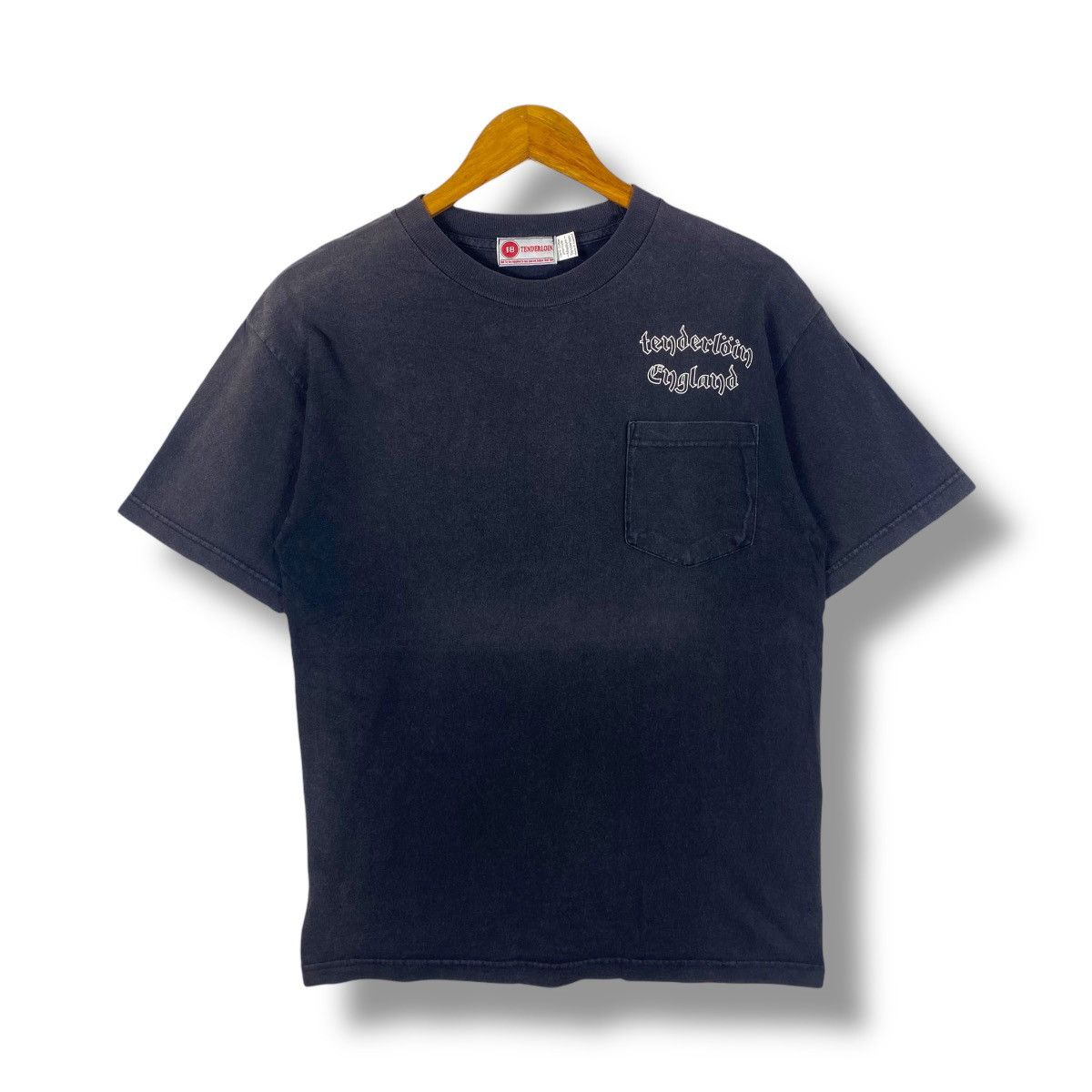 Sunfaded TENDERLOIN ENGLAND Motorhead Band Font Style Pocket