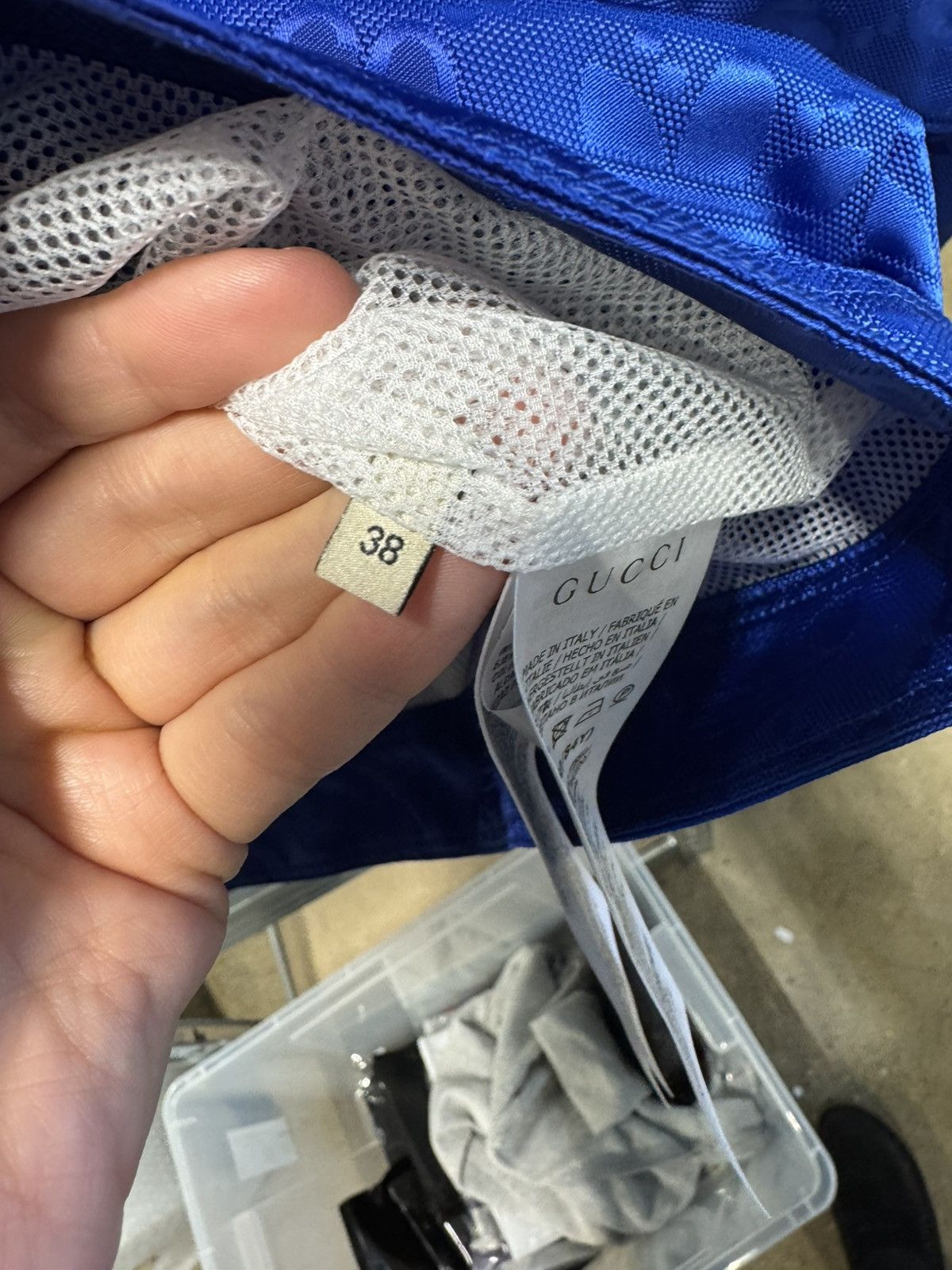 Adidas × Gucci Gucci X Adidas GG Nylon Jacket NEW 3200$ Size XS / US 0-2 / IT 36-38 - 7 Thumbnail