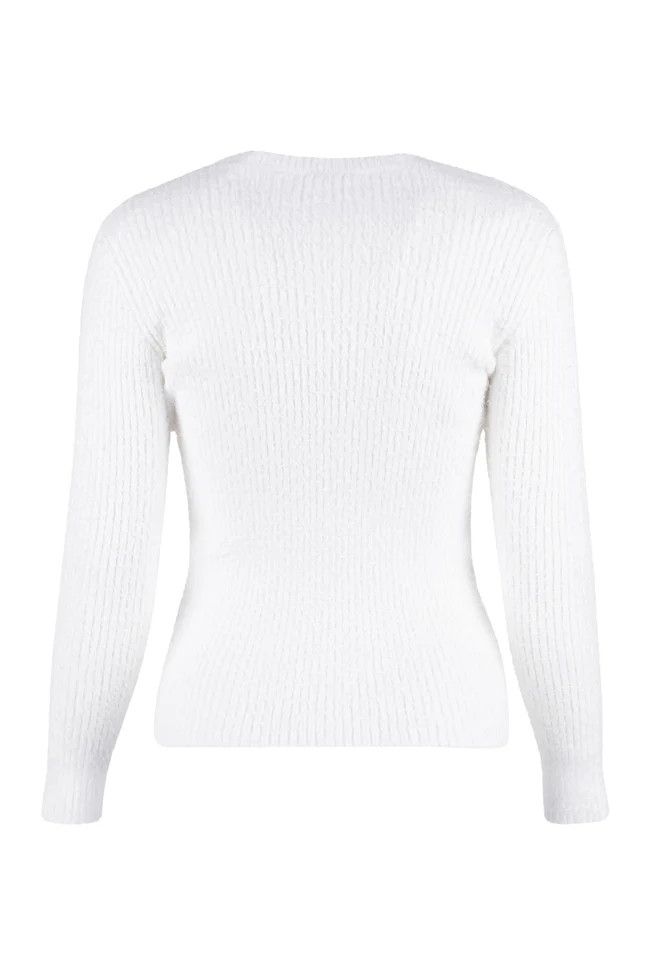 Balenciaga o1mle0824 License Long Sleeve Crewneck in White Size XS / US 0-2 / IT 36-38 - 2 Thumbnail