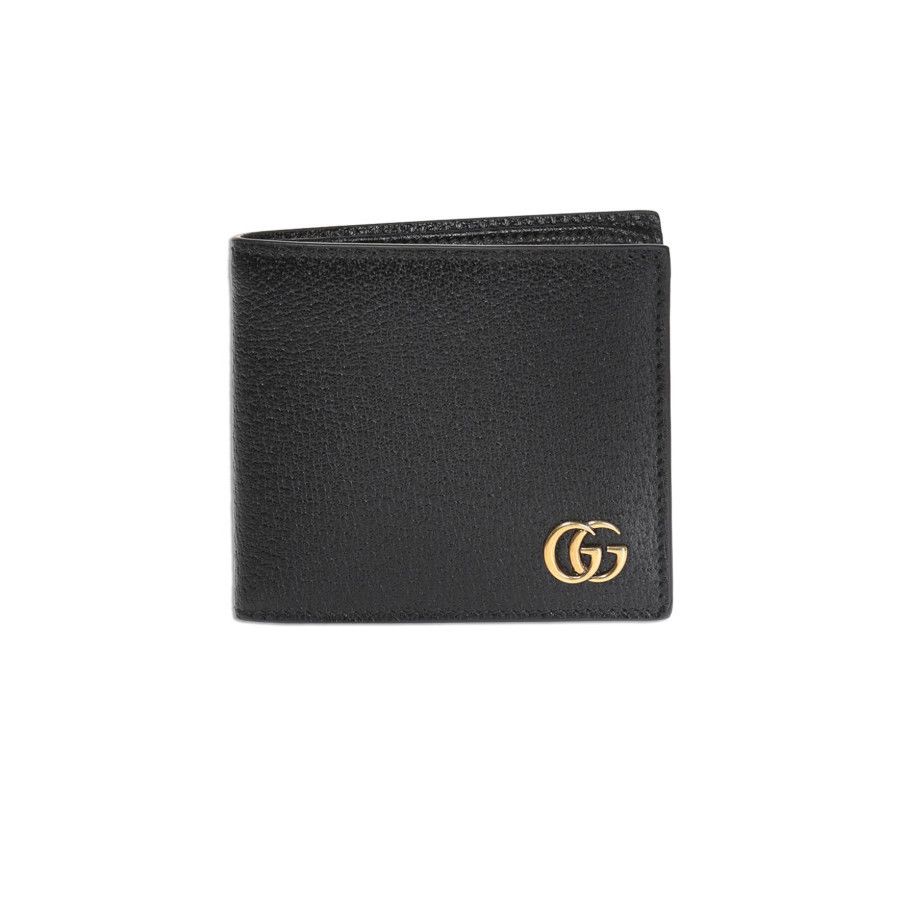 Gucci GUCCI Black Leather Bifold Wallet New & Authentic Size ONE SIZE - 1 Thumbnail