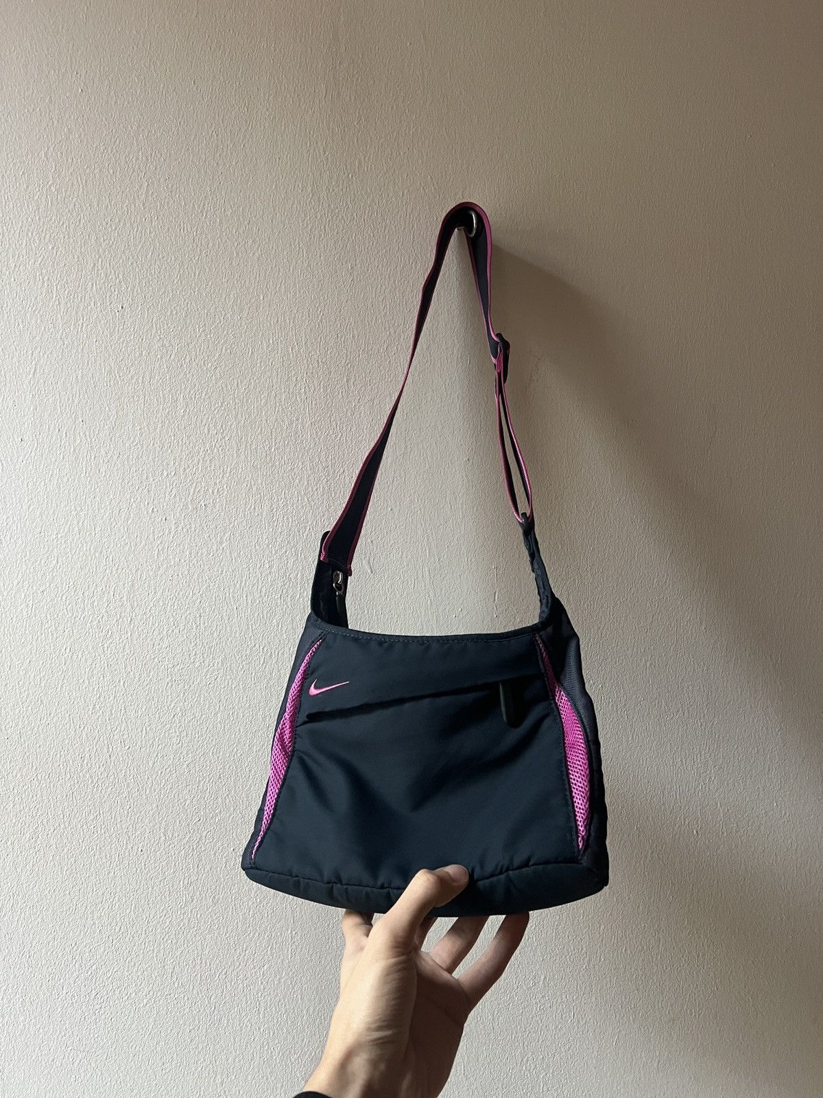Nike Vintage Purple Nike Y2K Shoulder Bag Size ONE SIZE - 6 Thumbnail