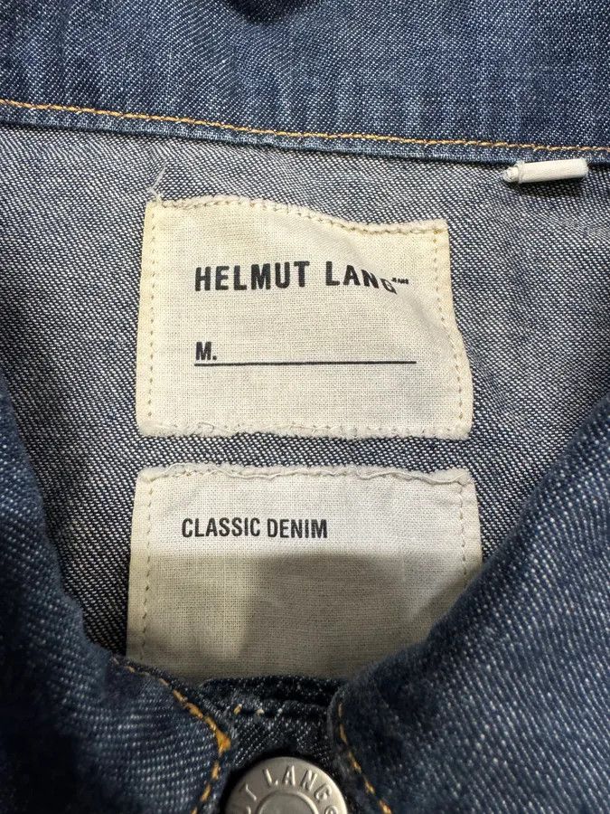 Helmut Lang × Vintage 1999 Helmut Lang Psycho Brut Denim Jacket Size US S / EU 44-46 / 1 - 8 Thumbnail