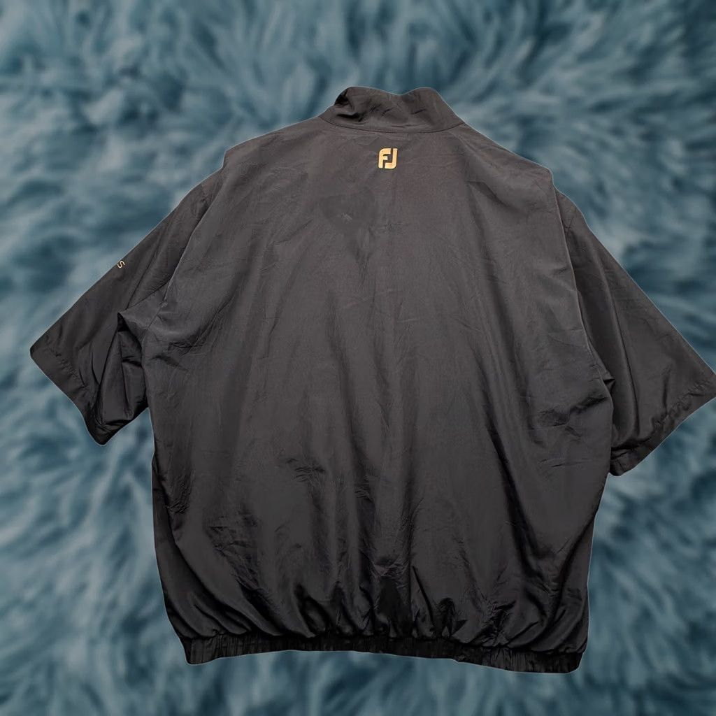 Footjoy FootJoy DryJoys Windbreaker Pullover Shirt Mens XL Short Sleeve Black Size US XL / EU 56 / 4 - 1 Thumbnail