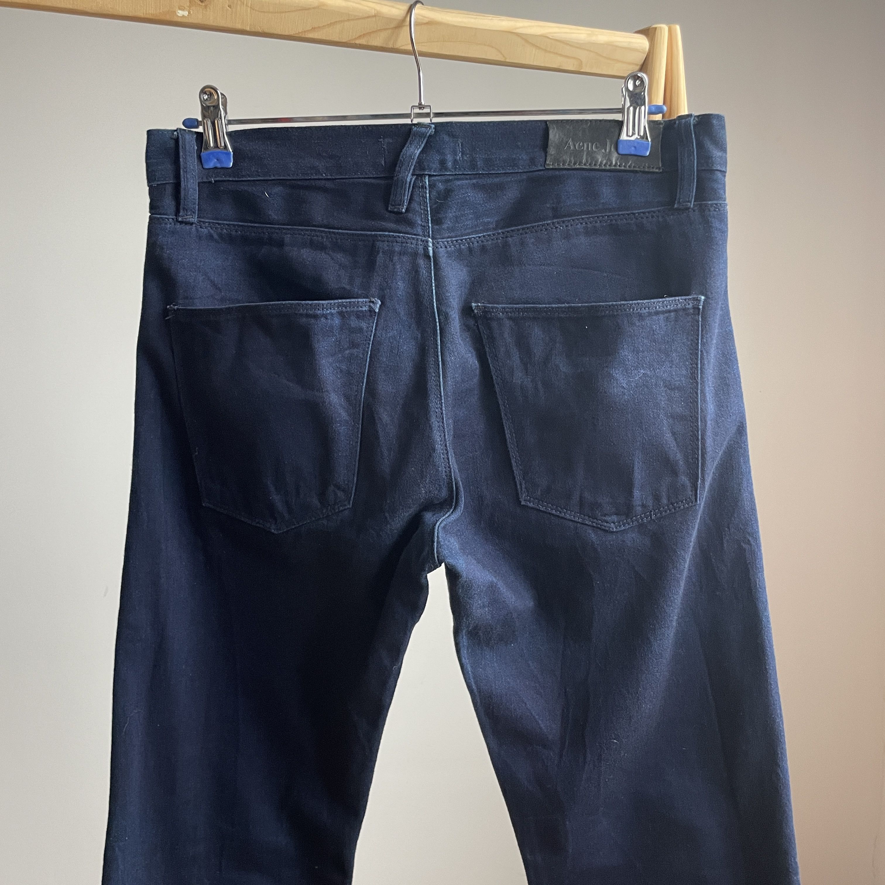 Acne Studios Acne Studios Moc Blue Sateen Vintage Jeans Size 30x34 Size US 30 / EU 46 - 4 Thumbnail