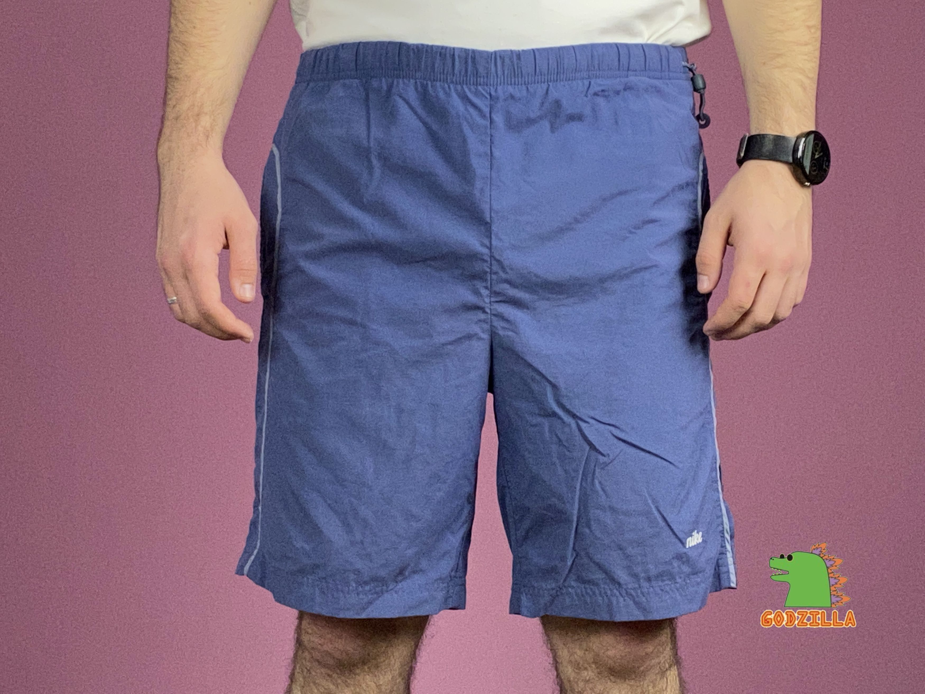 Nike × Vintage 90s Nike Vintage Men's Sport Shorts - S Size US 32 / EU 48 - 1 Thumbnail