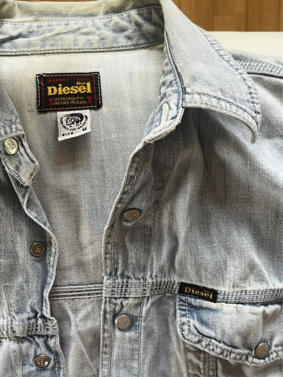 Diesel Diesel jeans button up shirt Size US L / EU 52-54 / 3 - 3 Thumbnail