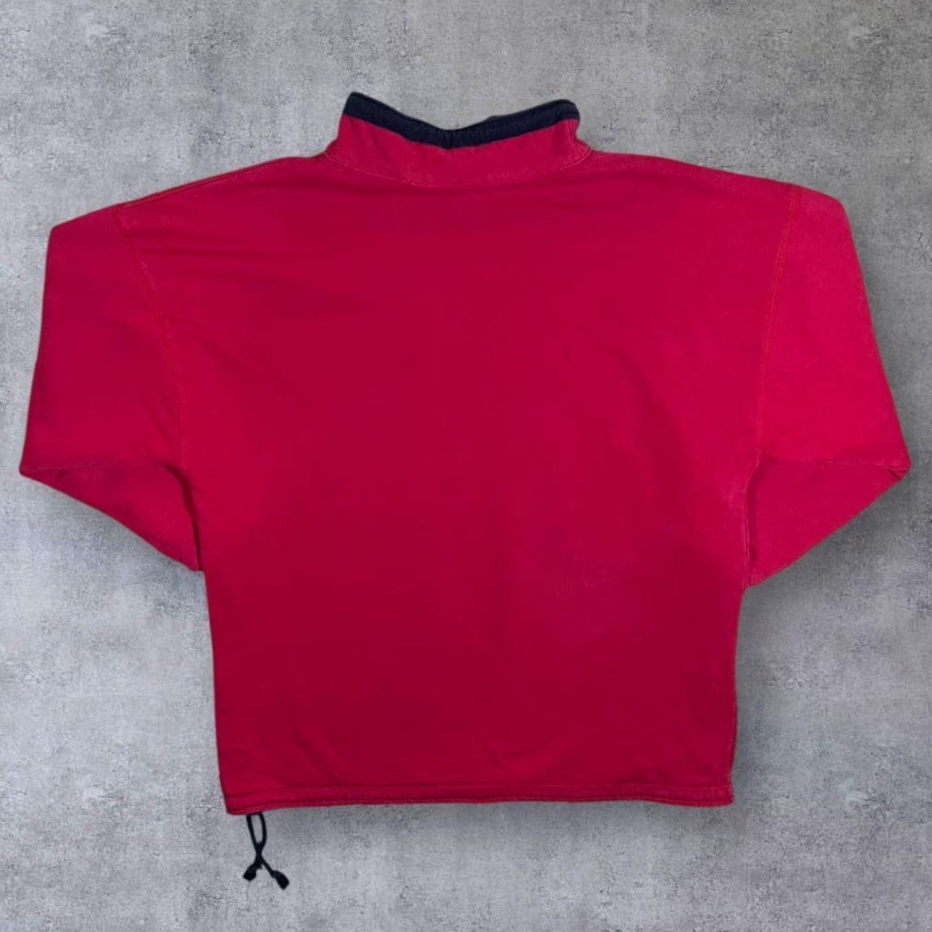 Vintage VINTAGE Northwind By Susan Eggers Red Heavyweight Cotton Mock Neck Sweatshirt XL Mens Size US XL / EU 56 / 4 - 2 Thumbnail