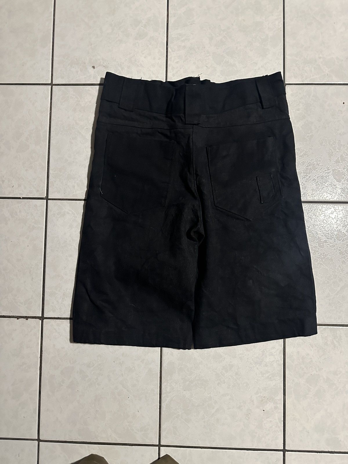 JNCO × Japanese Brand × Vintage 1/1 Black Baggy Jorts Size US 37 - 2 Thumbnail