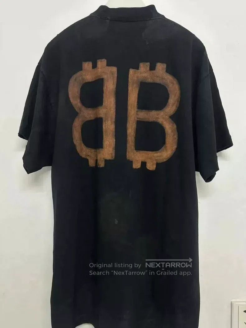 Balenciaga Balenciaga Bitcoin short-sleeved T-shirt Size US S / EU 44-46 / 1 - 2 Thumbnail
