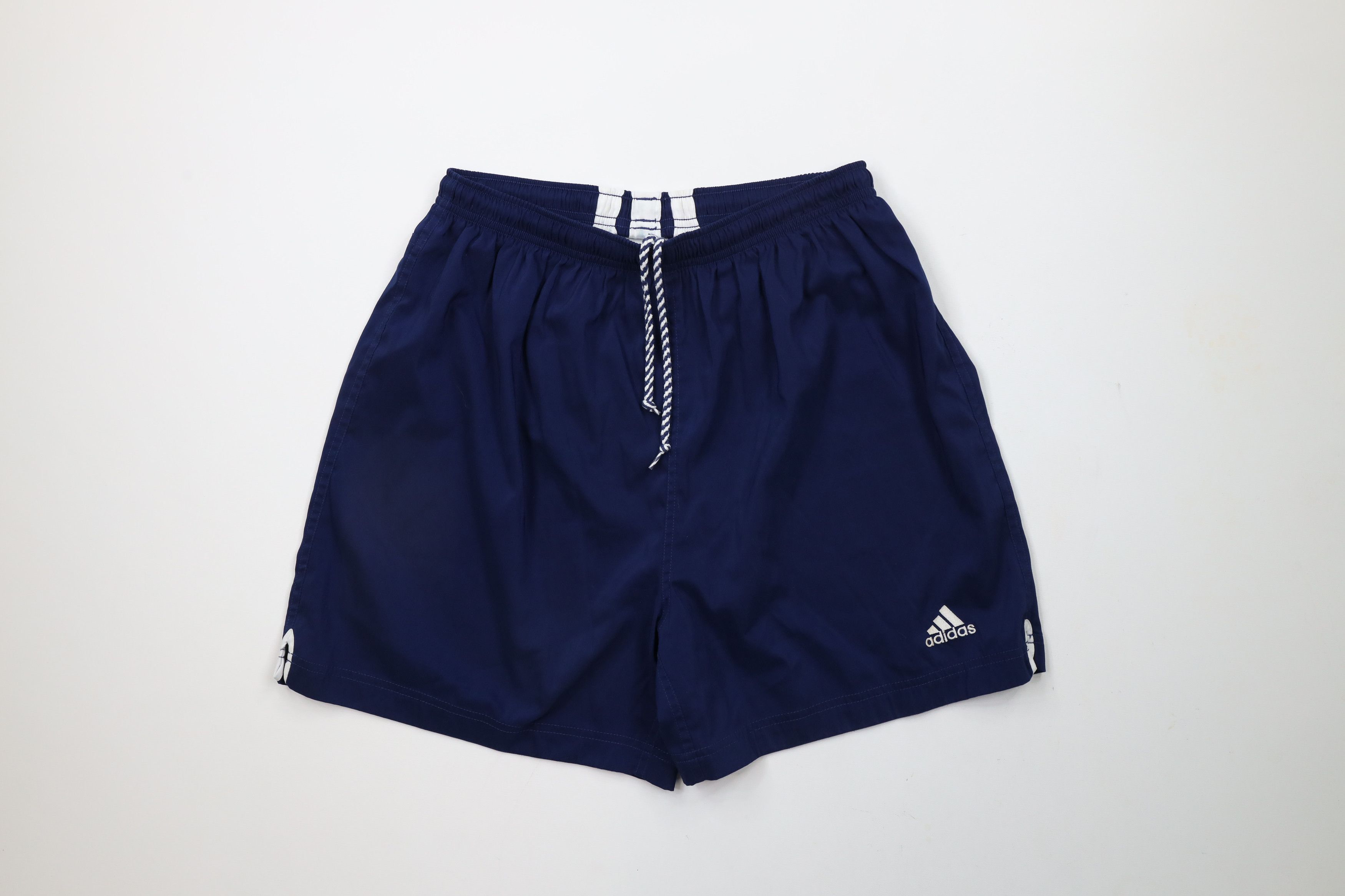 Adidas × Vintage Vintage 90s Adidas Running Jogging Soccer Shorts Blue Size US 32 / EU 48 - 1 Thumbnail