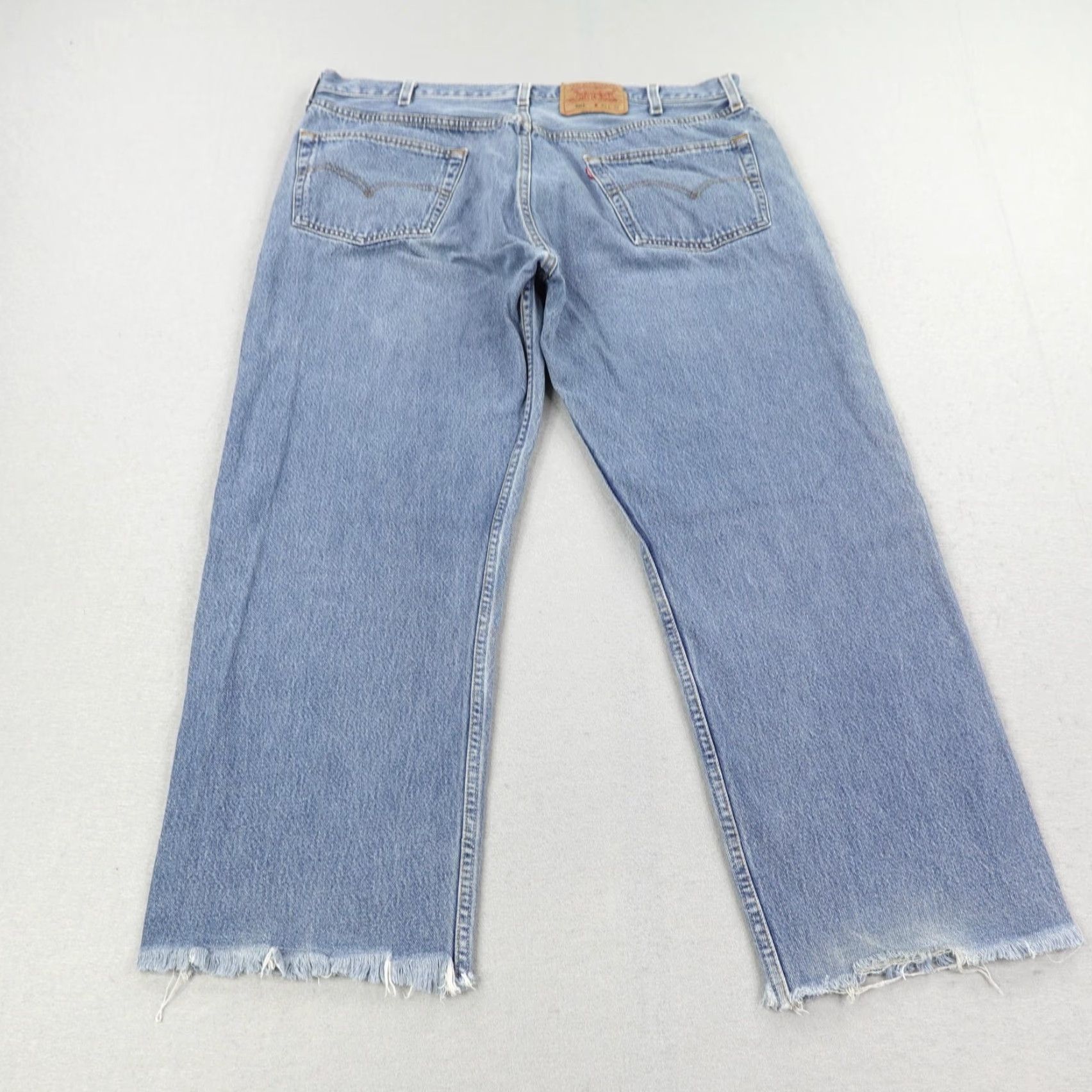 Levi's VINTAGE Levi's Jeans Mens 42x28 Denim 501 Button Fly Distressed Faded 90s USA Size US 42 / EU 58 - 7 Thumbnail