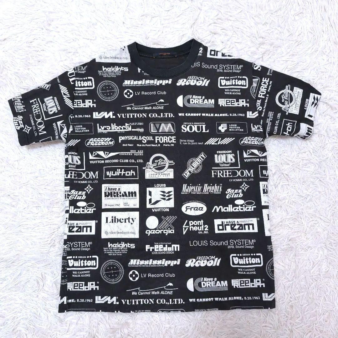 Louis Vuitton Louis Vuitton All-Over Logo Tee Black Size US M / EU 48-50 / 2 - 1 Thumbnail