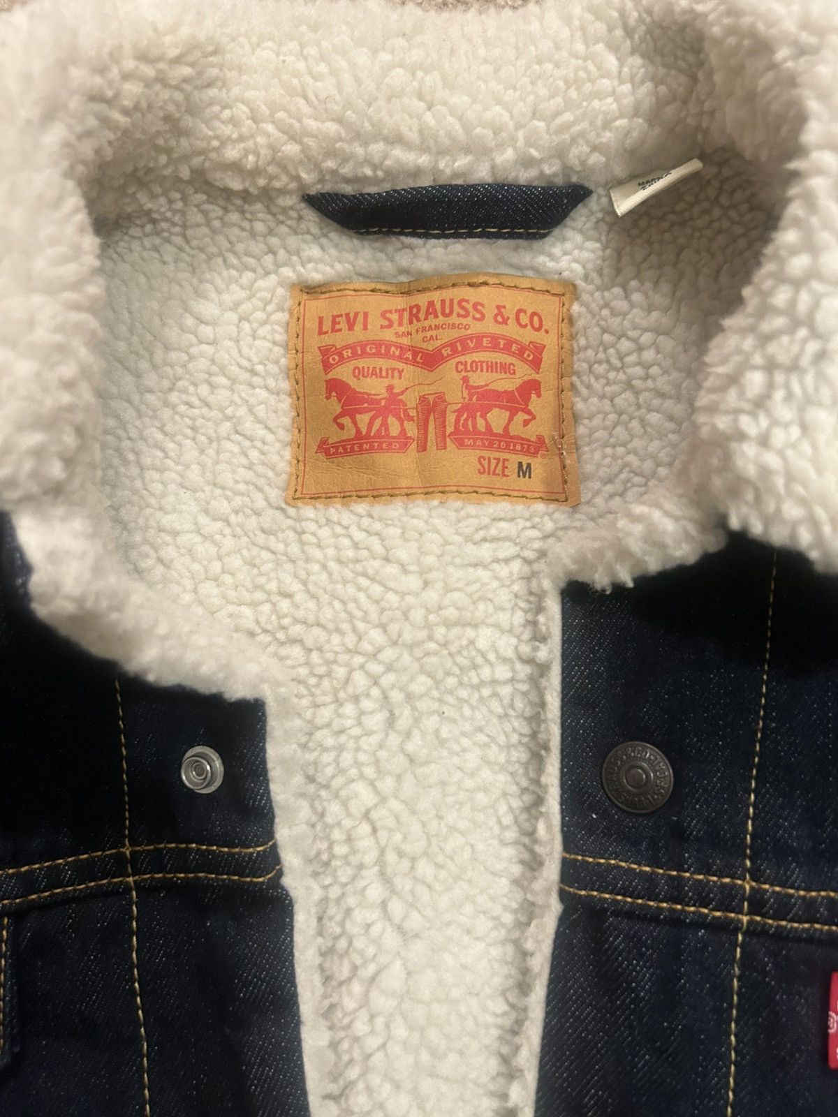Levi's × Vintage Levi Sherpa Lined Denim, Jean Jacket. Size US M / EU 48-50 / 2 - 3 Thumbnail